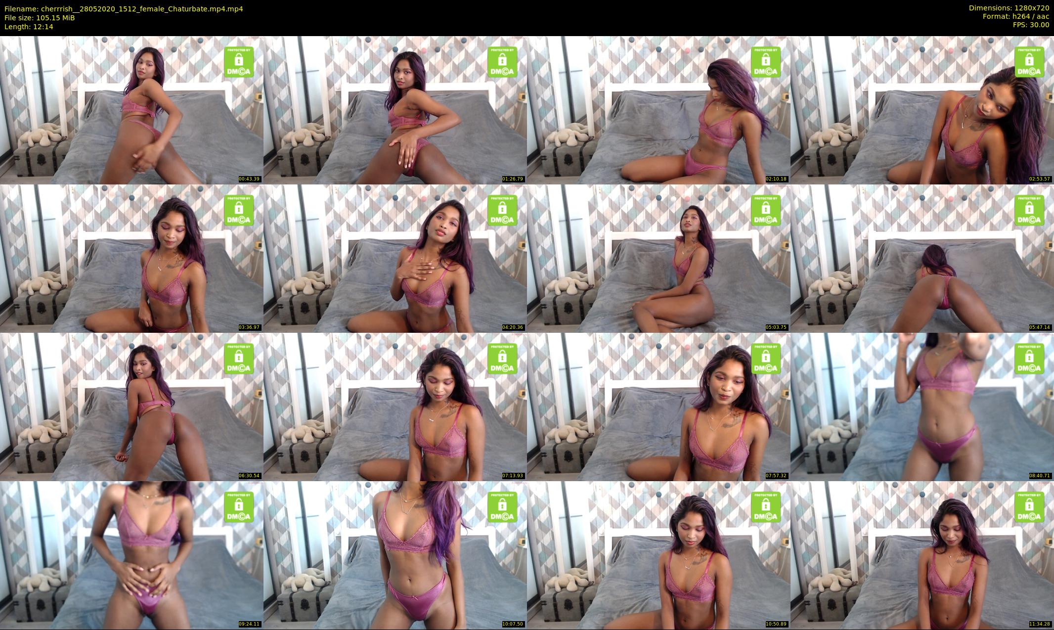 cherrrish_ — 13 minute Chaturbate female cam show recording, 720p, May 28, 2020