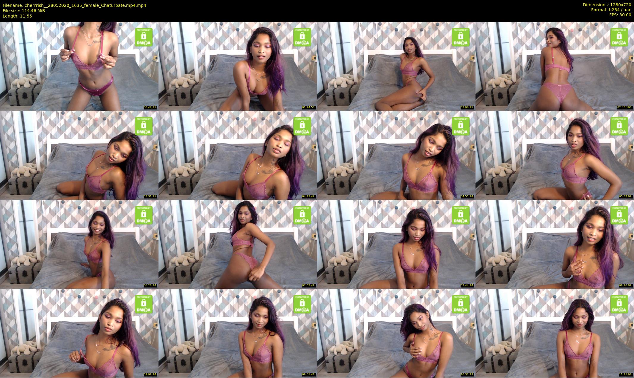 cherrrish_ — 12 minute Chaturbate female cam show recording, 720p, May 28, 2020