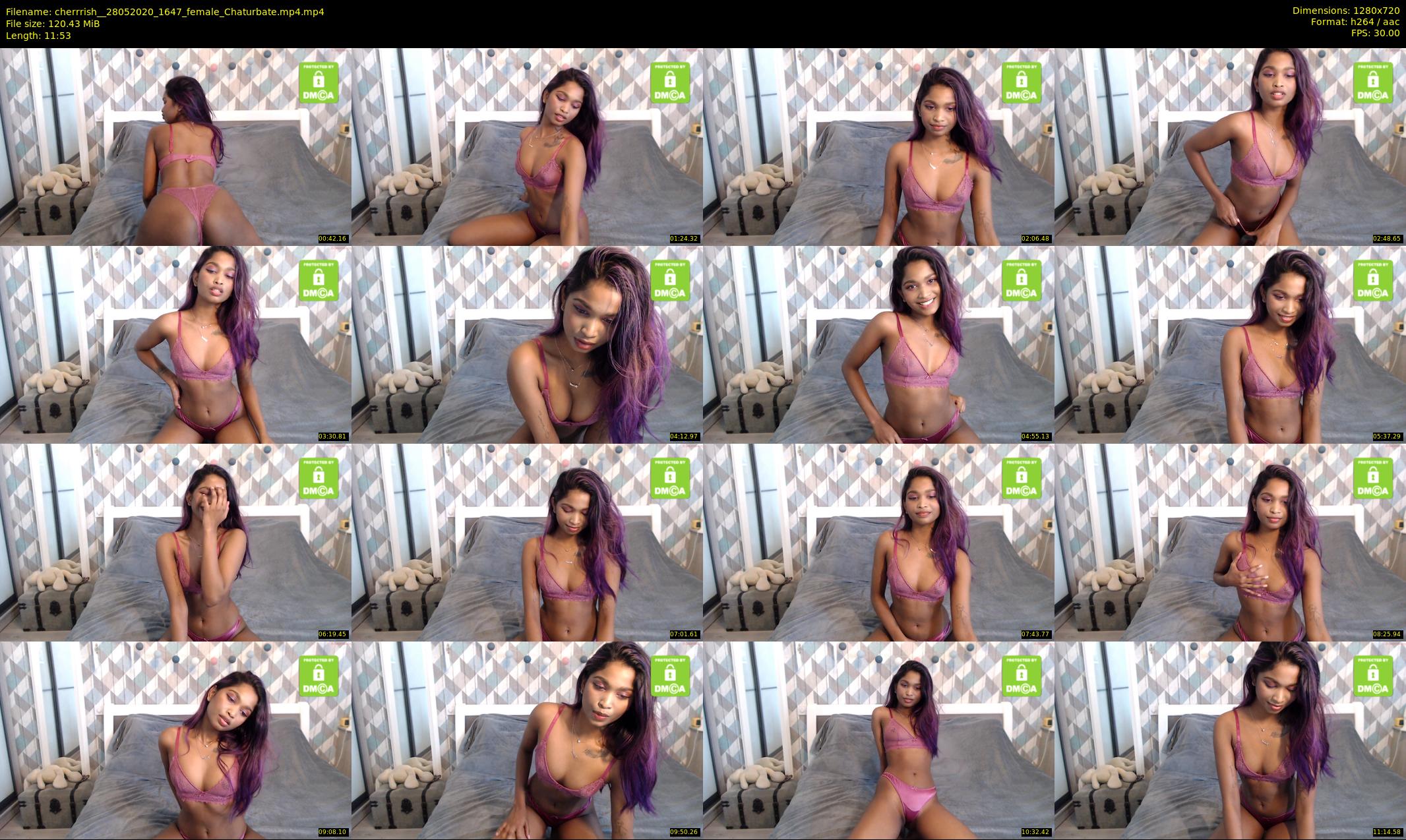 cherrrish_ — 12 minute Chaturbate female cam show recording, 720p, May 28, 2020