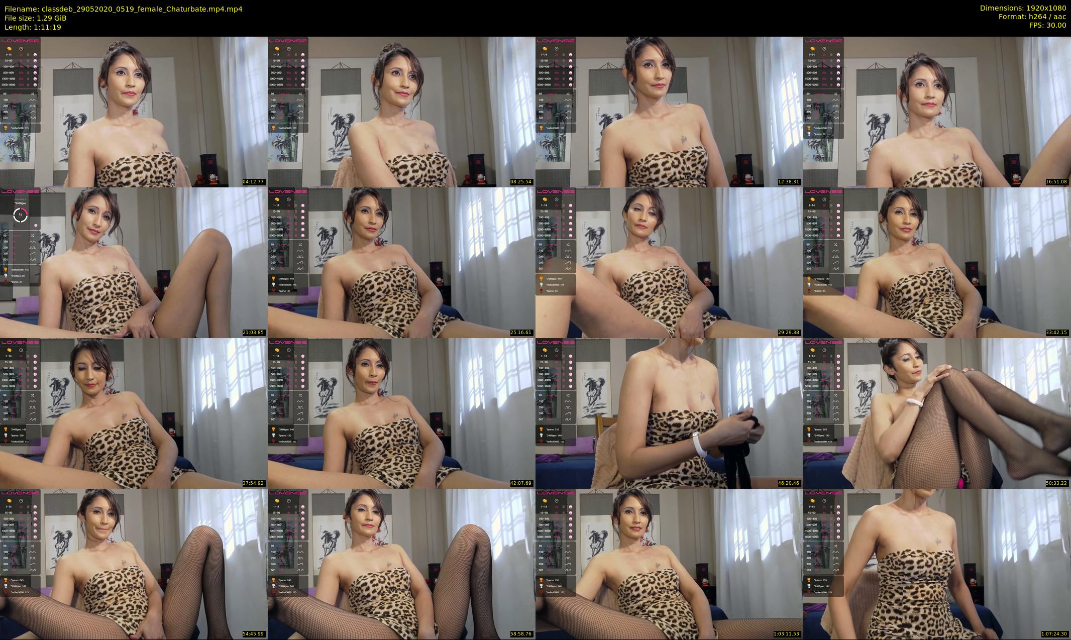 classdeb — 72 minute Chaturbate female cam show recording, 1080p, May 29, 2020