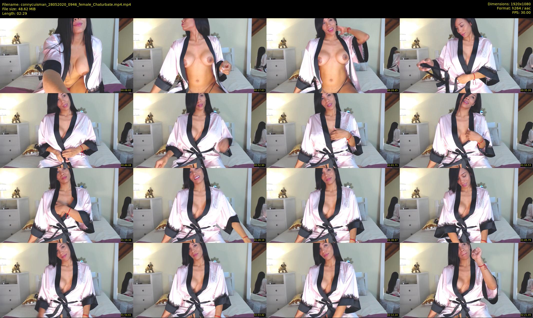 connycuisman — 3 minute Chaturbate female cam show recording, 1080p, May 28, 2020
