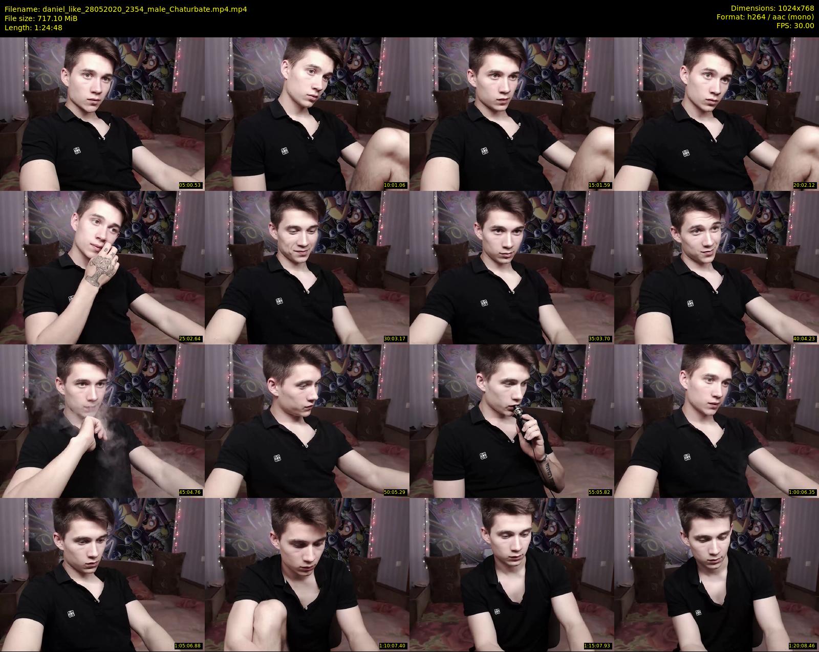 daniel_like — 85 minute Chaturbate male cam show recording, 720p, May 28, 2020