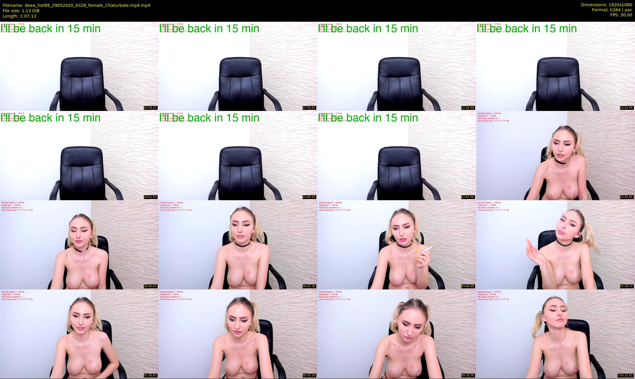 deea_hot99 — 68 minute Chaturbate female cam show recording, 1080p, May 29, 2020