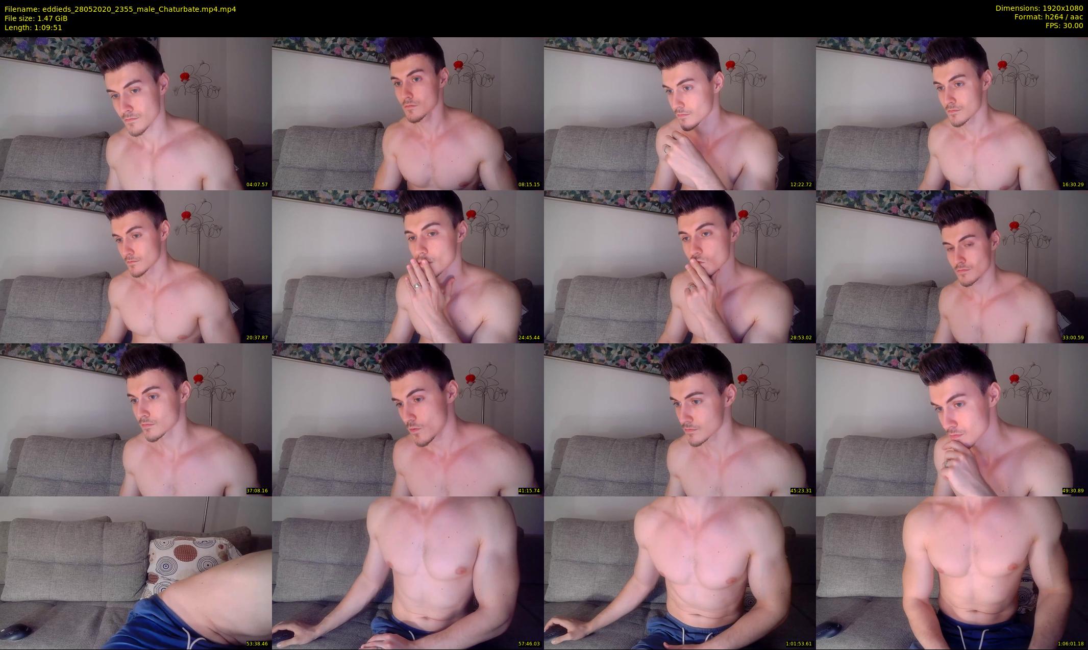 eddieds — 70 minute Chaturbate male cam show recording, 1080p, May 28, 2020