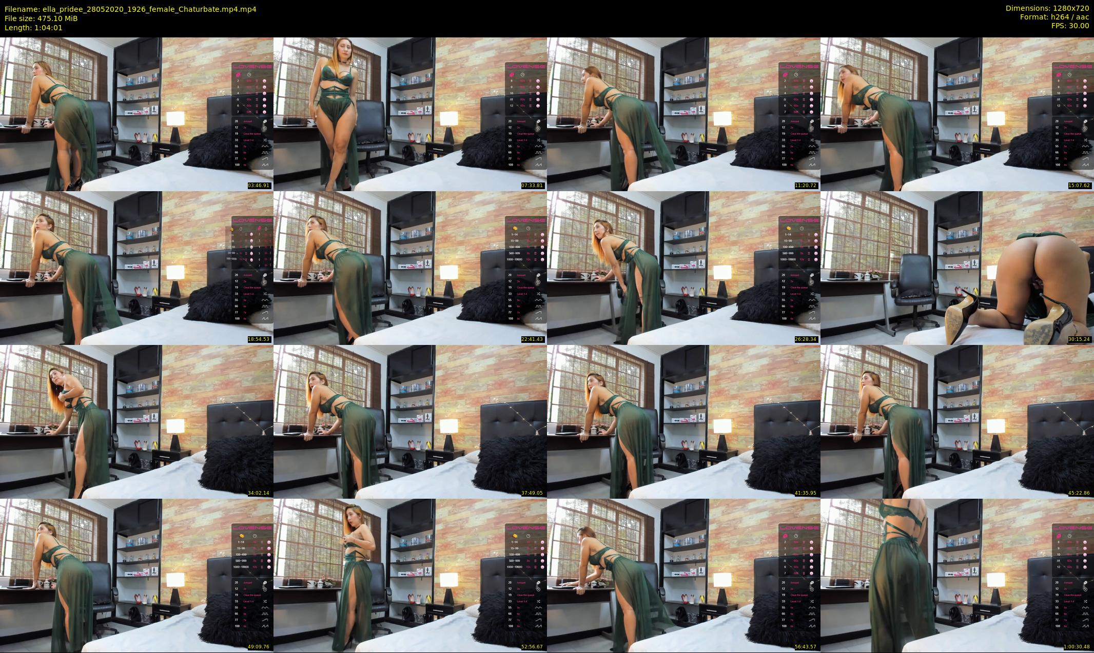 ella_pridee — 65 minute Chaturbate female cam show recording, 720p, May 28, 2020