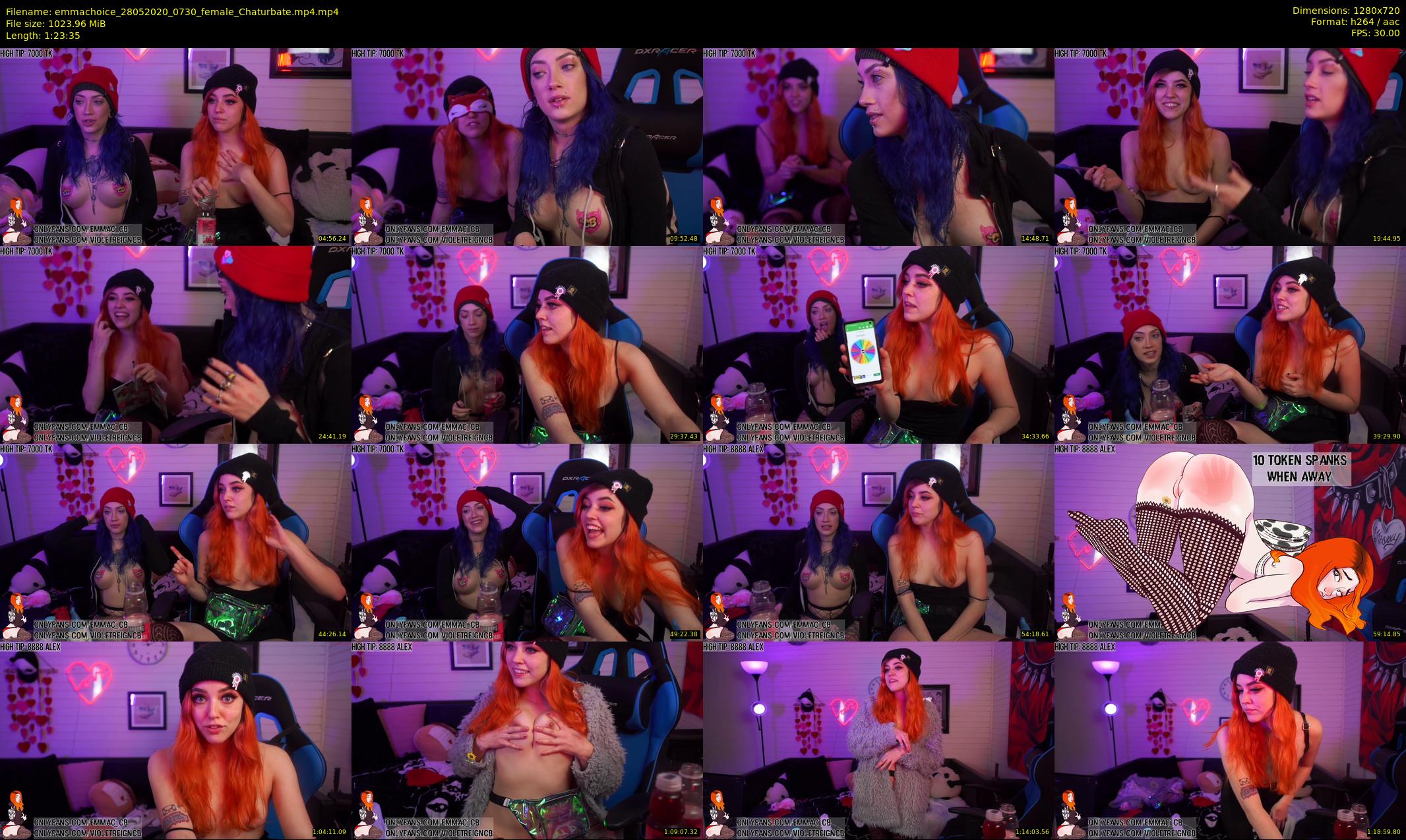 emmachoice — 84 minute Chaturbate female cam show recording, 720p, May 28, 2020