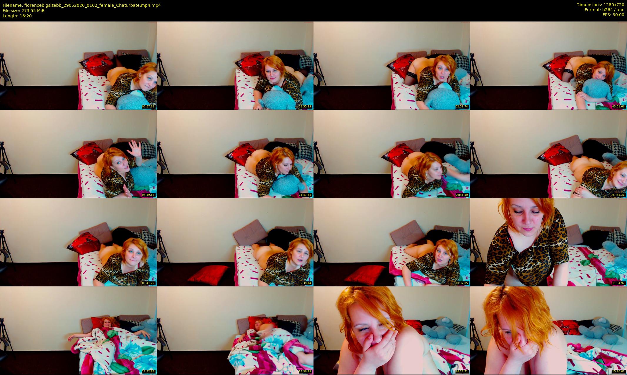 florencebigsizebb — 17 minute Chaturbate female cam show recording, 720p, May 29, 2020