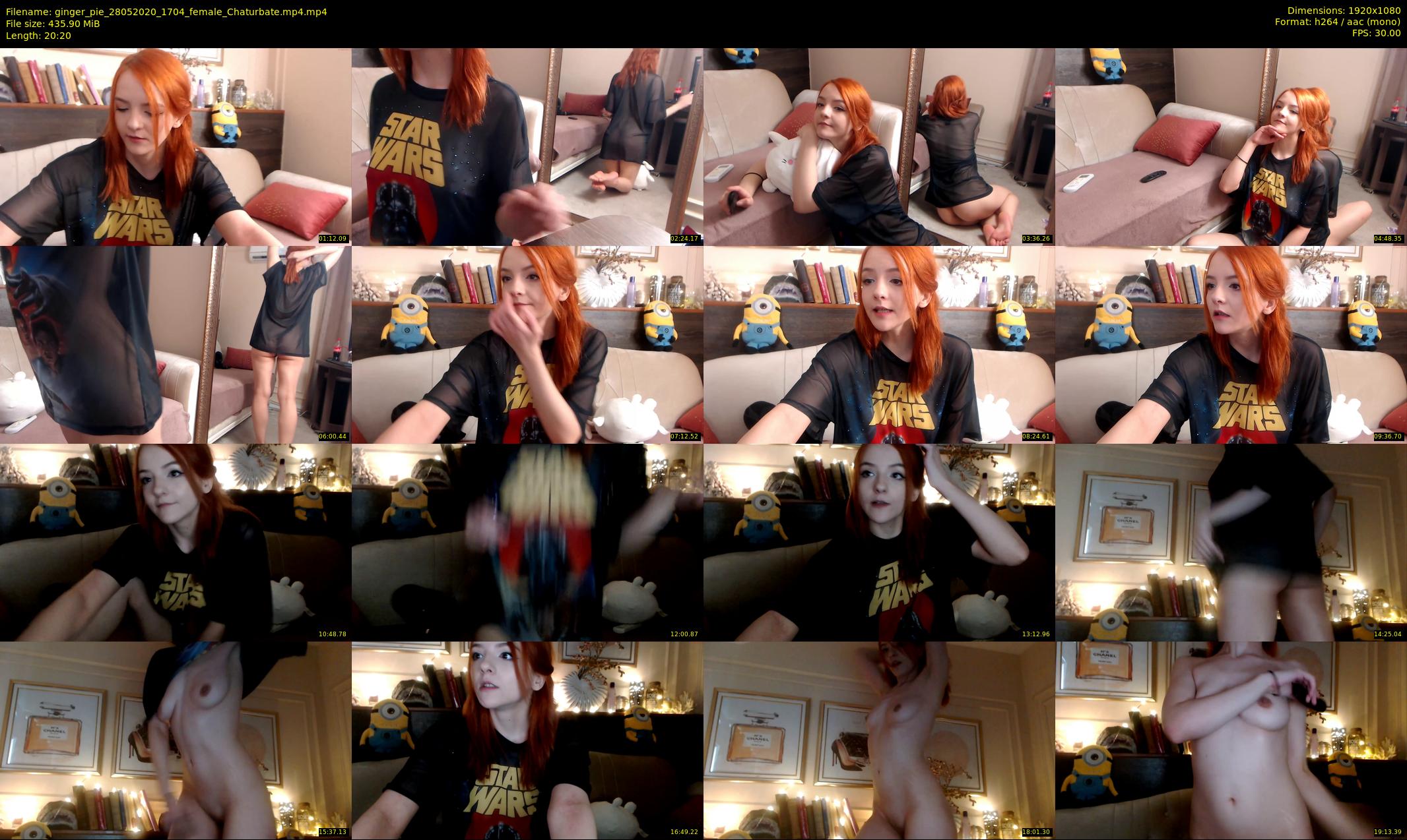 ginger_pie — 21 minute Chaturbate female cam show recording, 1080p, May 28, 2020