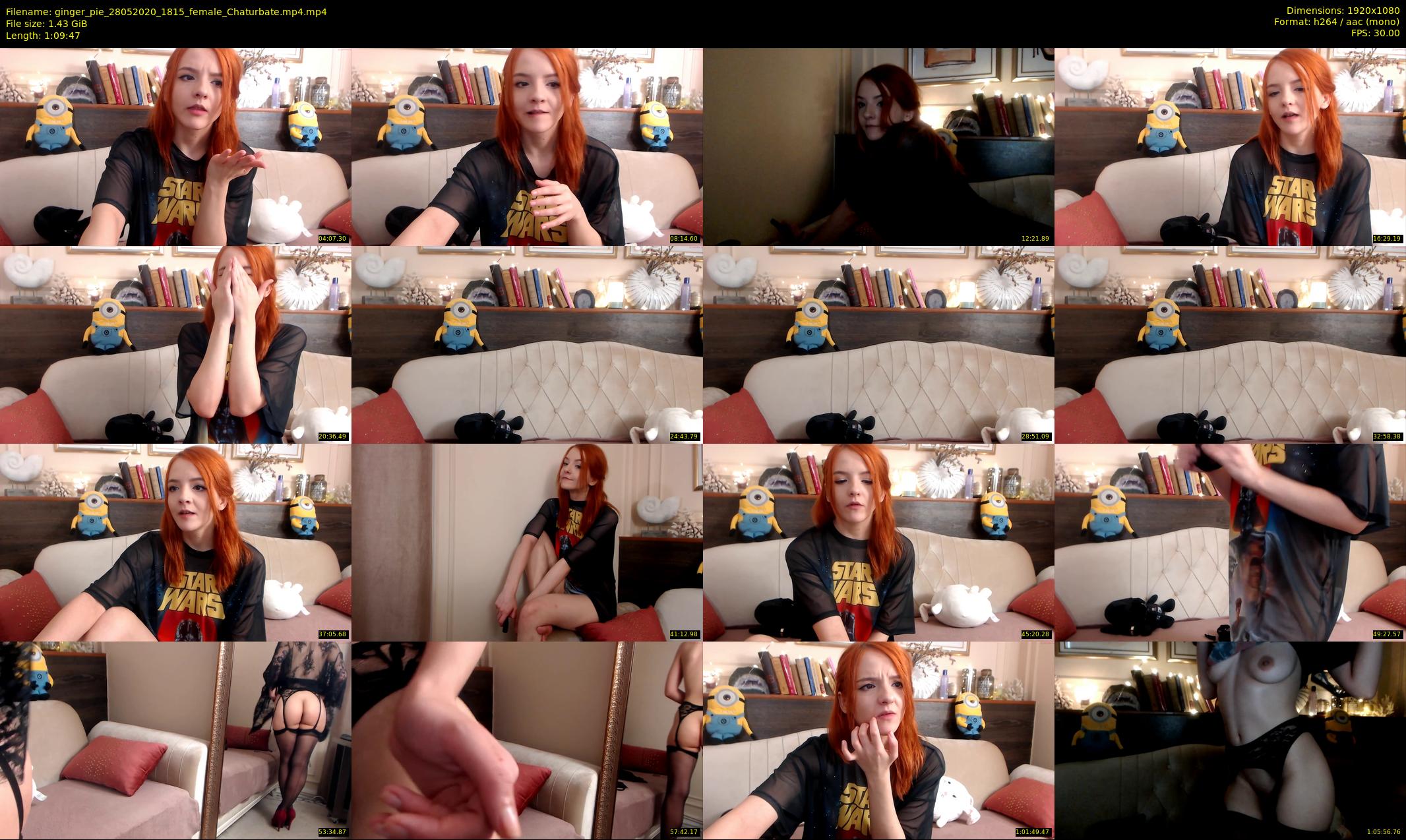 ginger_pie — 70 minute Chaturbate female cam show recording, 1080p, May 28, 2020