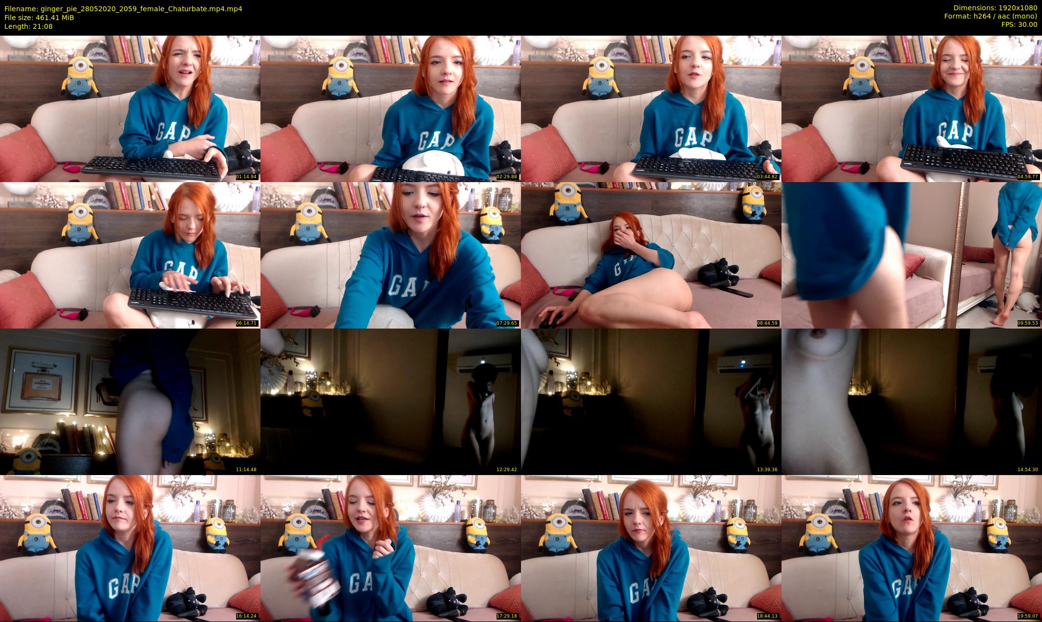 ginger_pie — 22 minute Chaturbate female cam show recording, 1080p, May 28, 2020