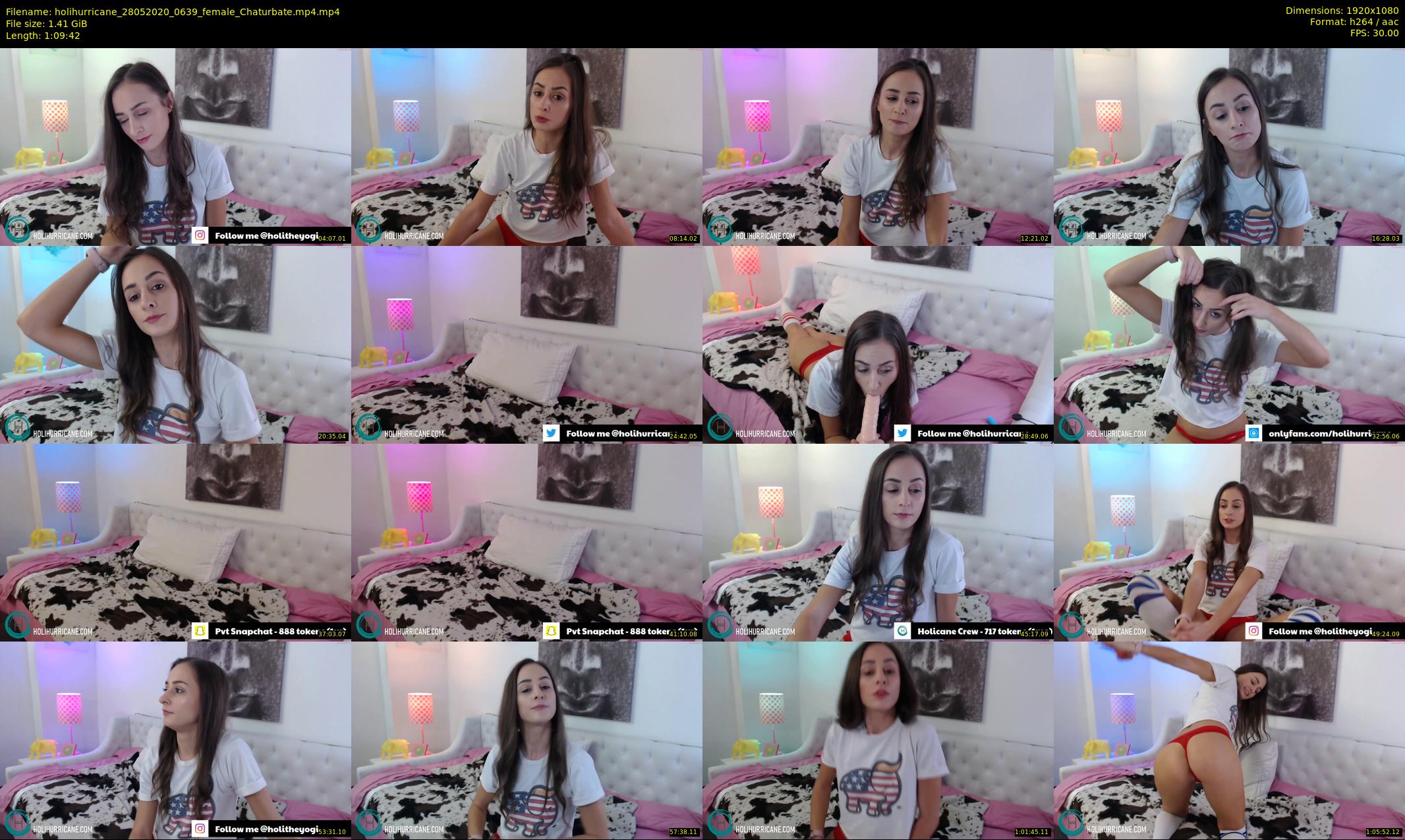 holihurricane — 70 minute Chaturbate female cam show recording, 1080p, May 28, 2020