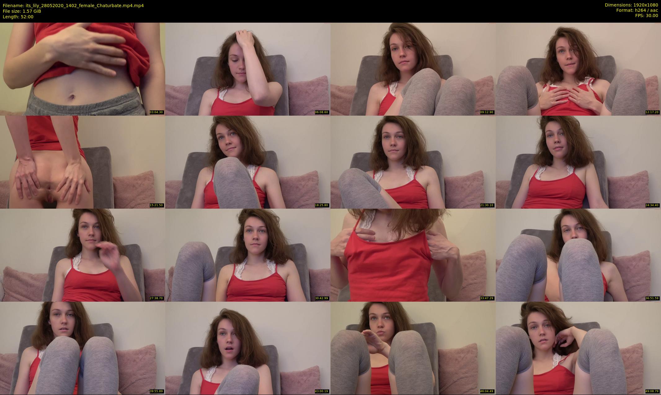 its_lily — 52 minute Chaturbate female cam show recording, 1080p, May 28, 2020