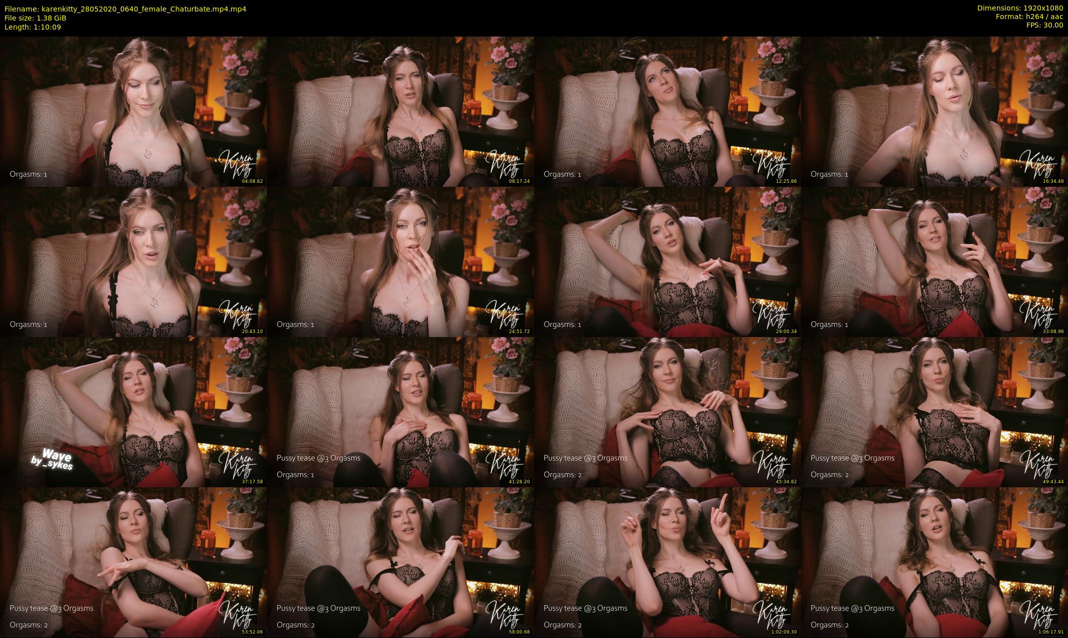 karenkitty — 71 minute Chaturbate female cam show recording, 1080p, May 28, 2020