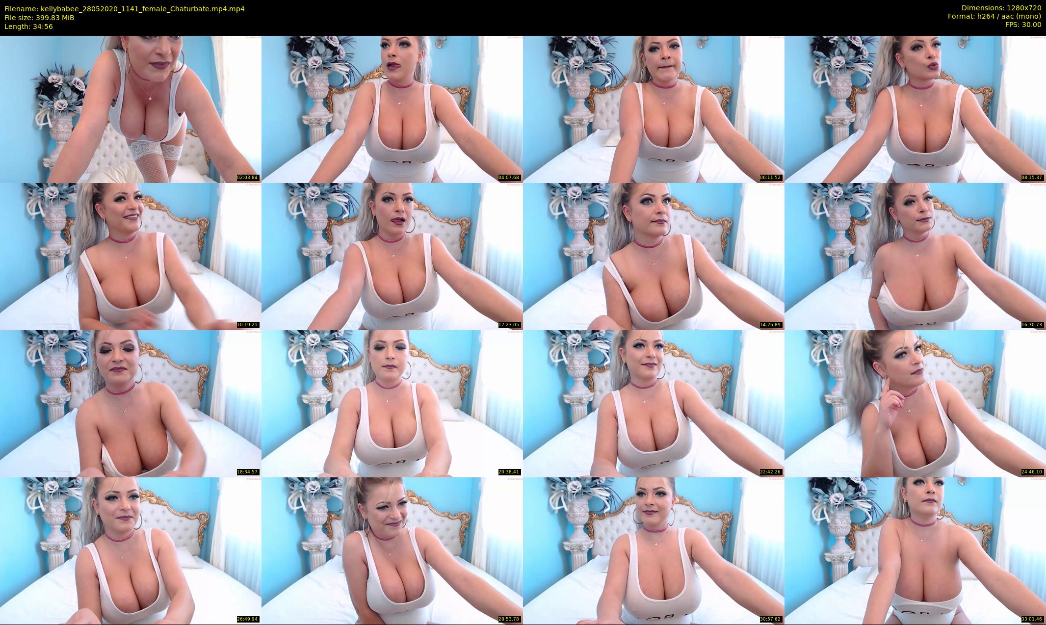 kellybabee — 35 minute Chaturbate female cam show recording, 720p, May 28, 2020