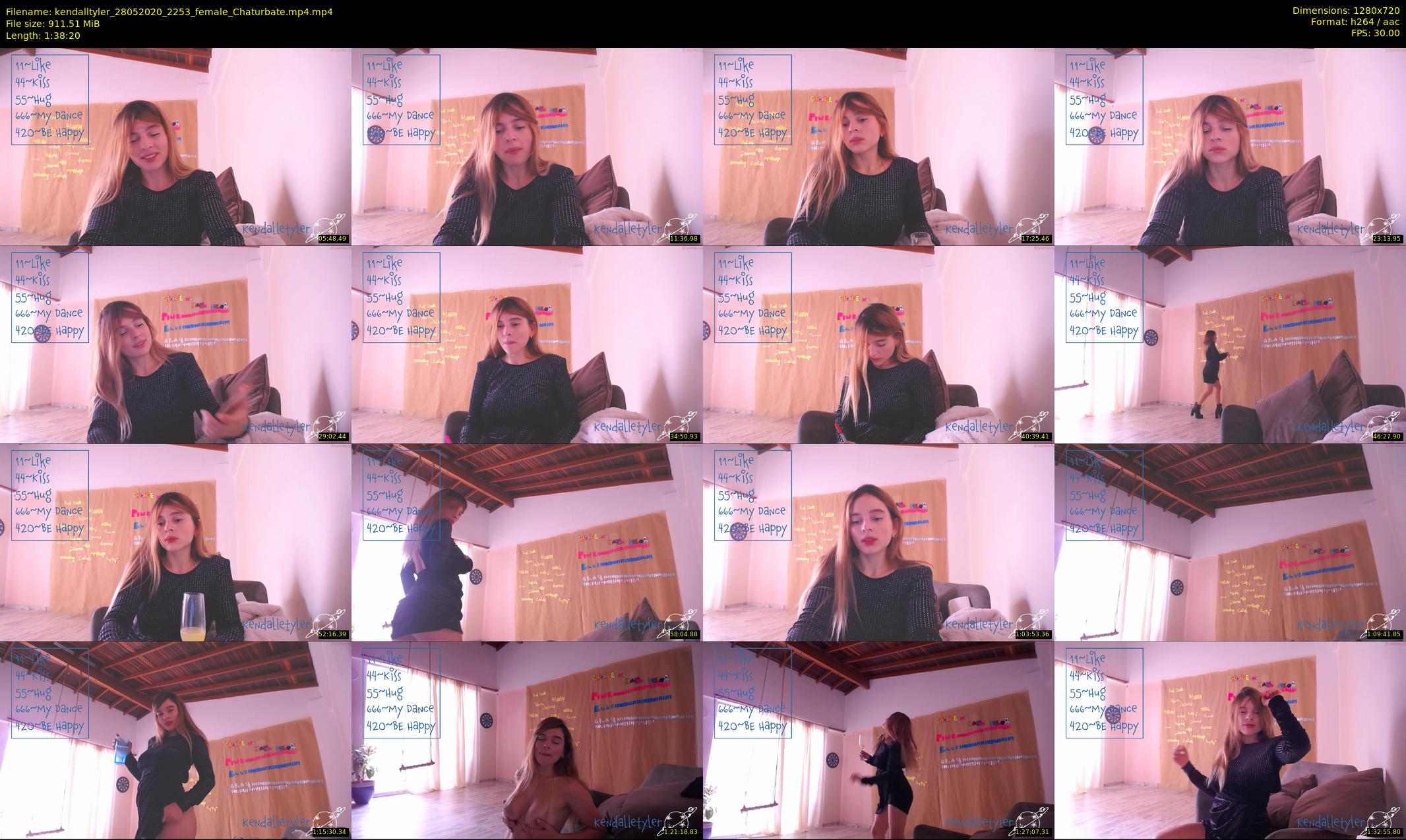 kendalltyler — 99 minute Chaturbate female cam show recording, 720p, May 28, 2020