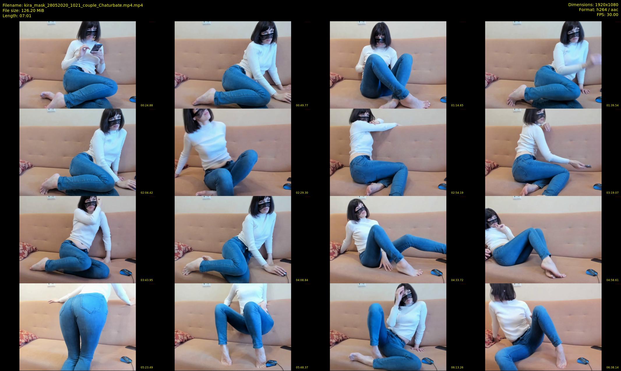 kira_mask — 8 minute Chaturbate couple cam show recording, 1080p, May 28, 2020