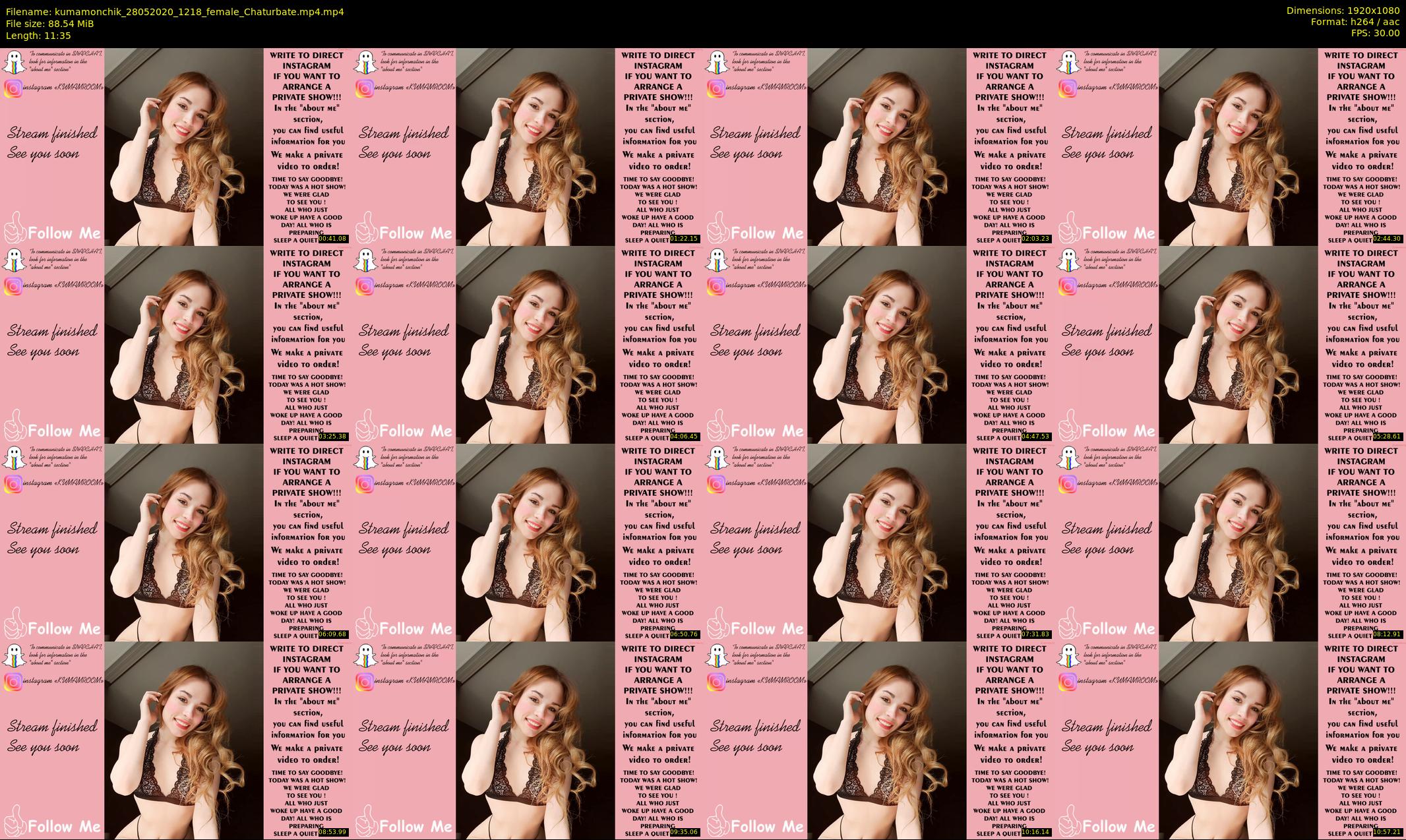 kumamonchik — 12 minute Chaturbate couple cam show recording, 1080p, May 28, 2020