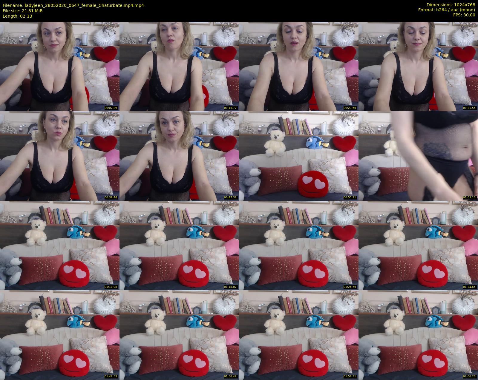 ladyjeen — 3 minute Chaturbate female cam show recording, 720p, May 28, 2020