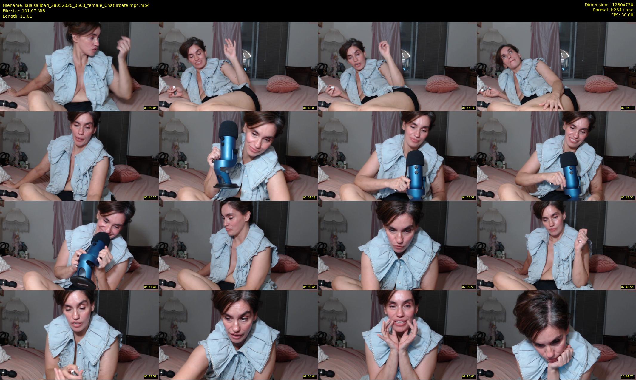 lalaisallbad — 12 minute Chaturbate female cam show recording, 720p, May 28, 2020