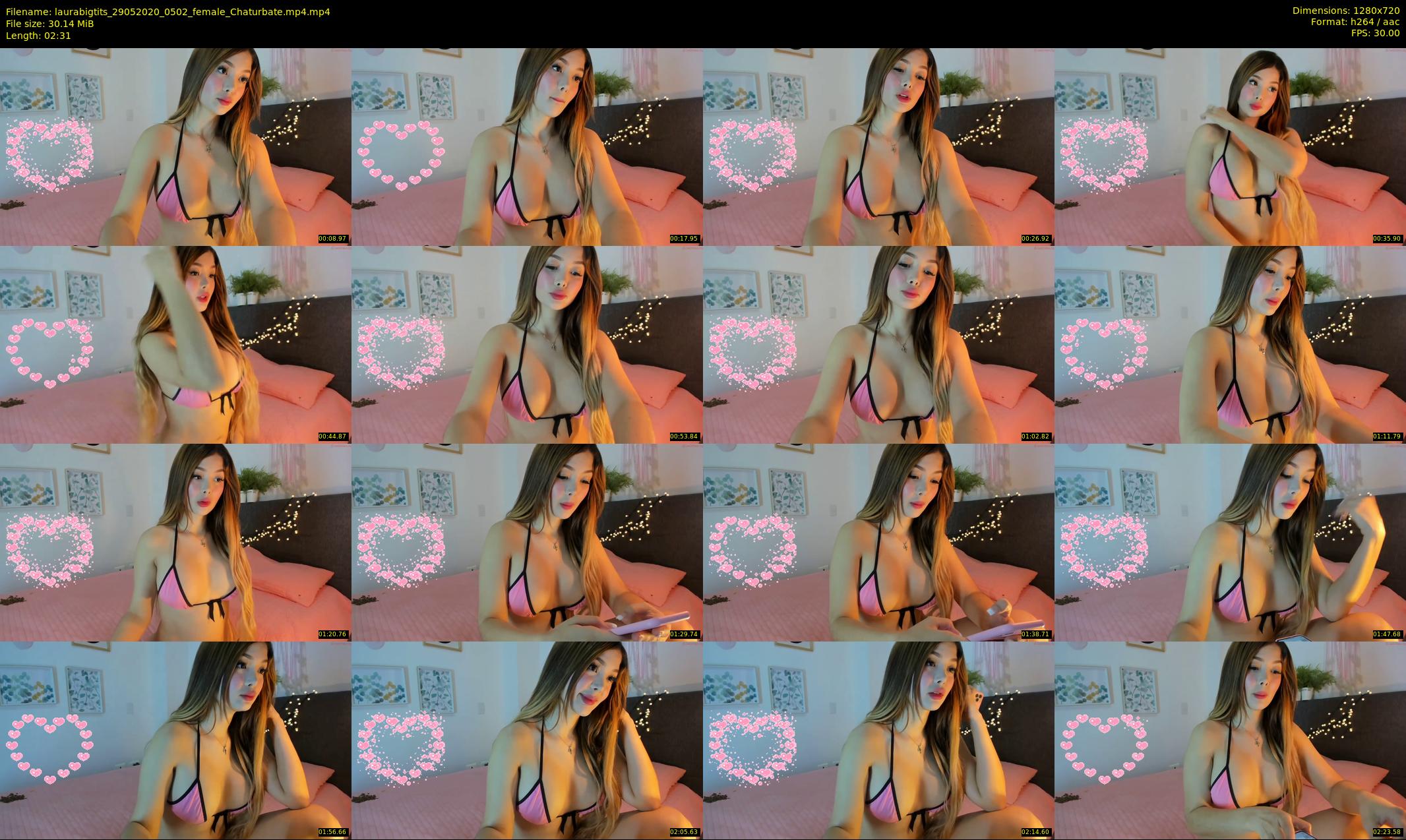 laurabigtits — 3 minute Chaturbate female cam show recording, 720p, May 29, 2020