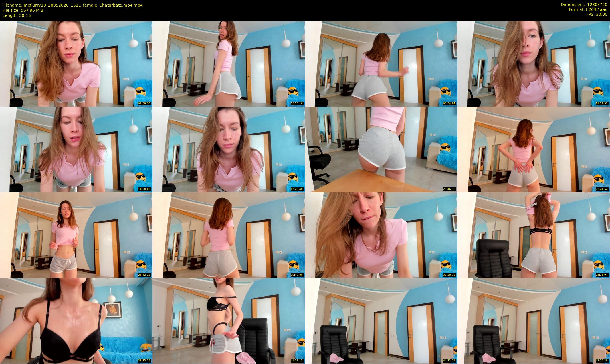 mcflurry18 — 51 minute Chaturbate female cam show recording, 720p, May 28, 2020