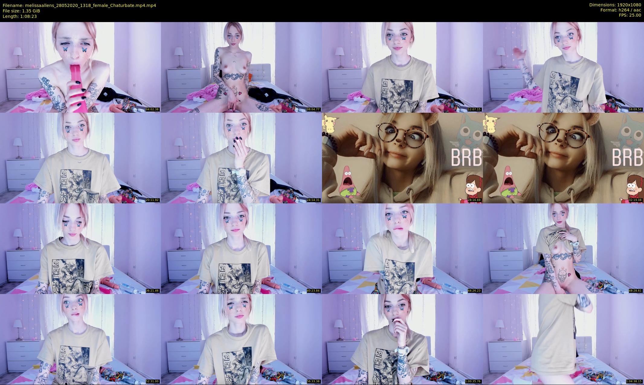 melissaallens — 69 minute Chaturbate female cam show recording, 1080p, May 28, 2020