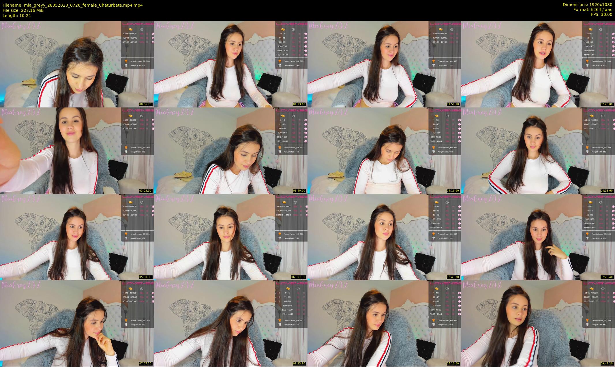 mia_greyy — 11 minute Chaturbate female cam show recording, 1080p, May 28, 2020