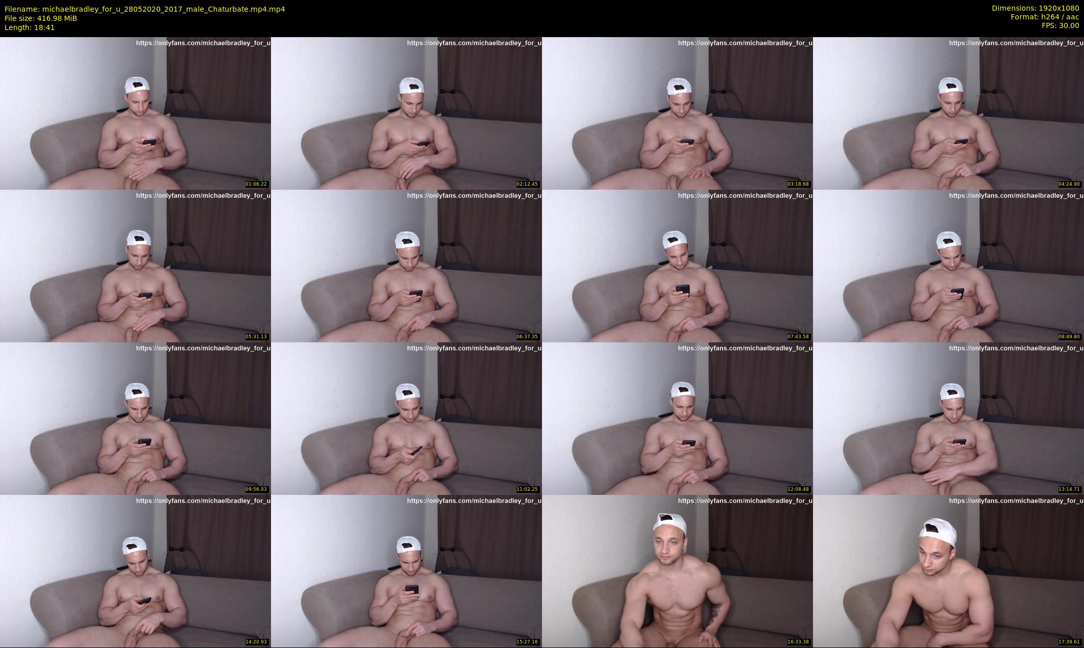 michaelbradley_for_u — 19 minute Chaturbate male cam show recording, 1080p, May 28, 2020