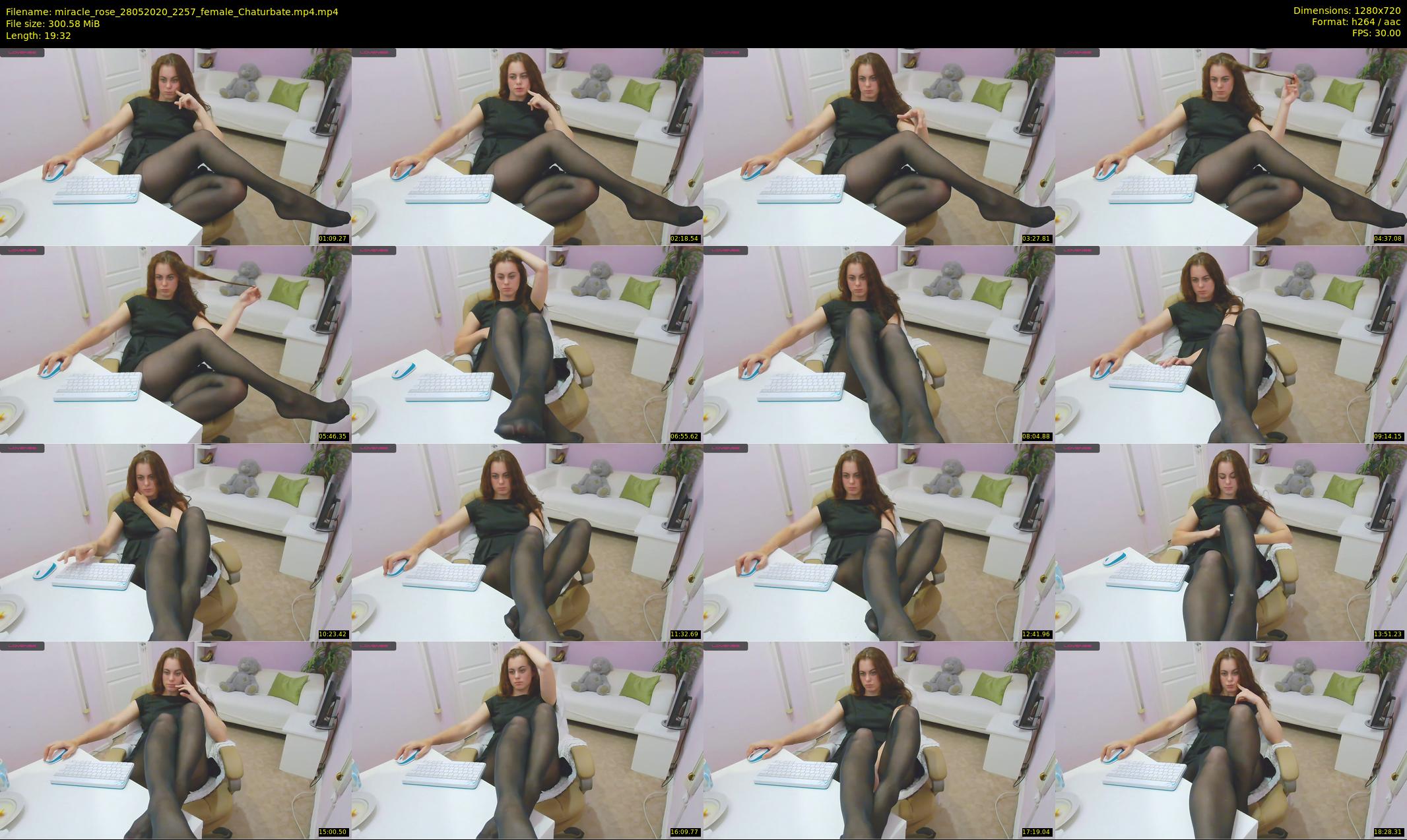 miracle_rose — 20 minute Chaturbate female cam show recording, 720p, May 28, 2020