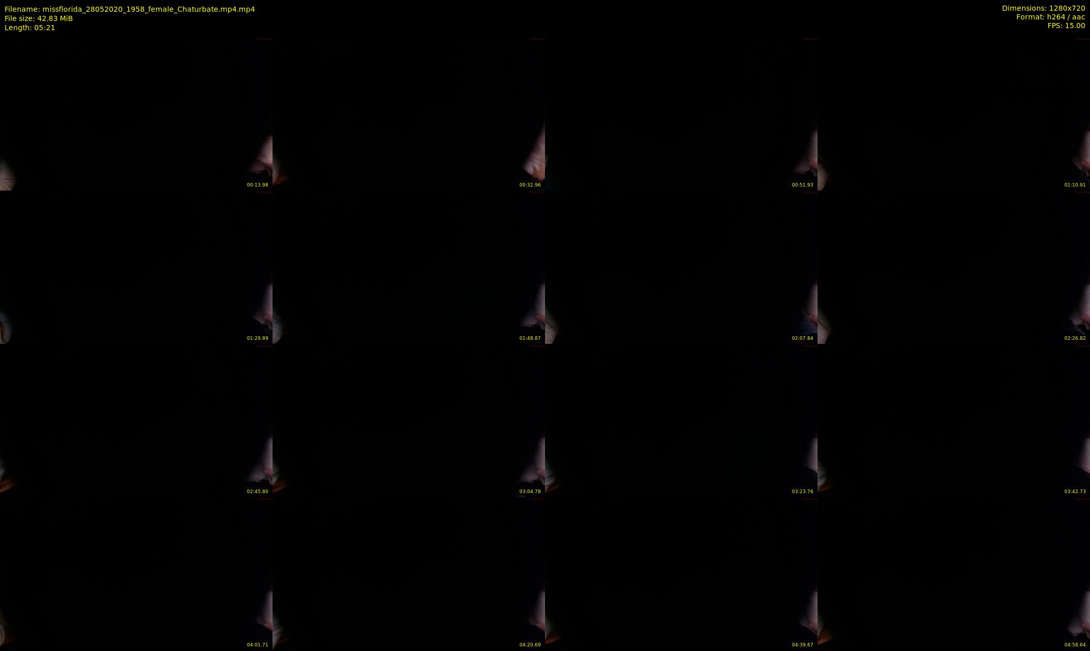 missflorida — 6 minute Chaturbate female cam show recording, 720p, May 28, 2020