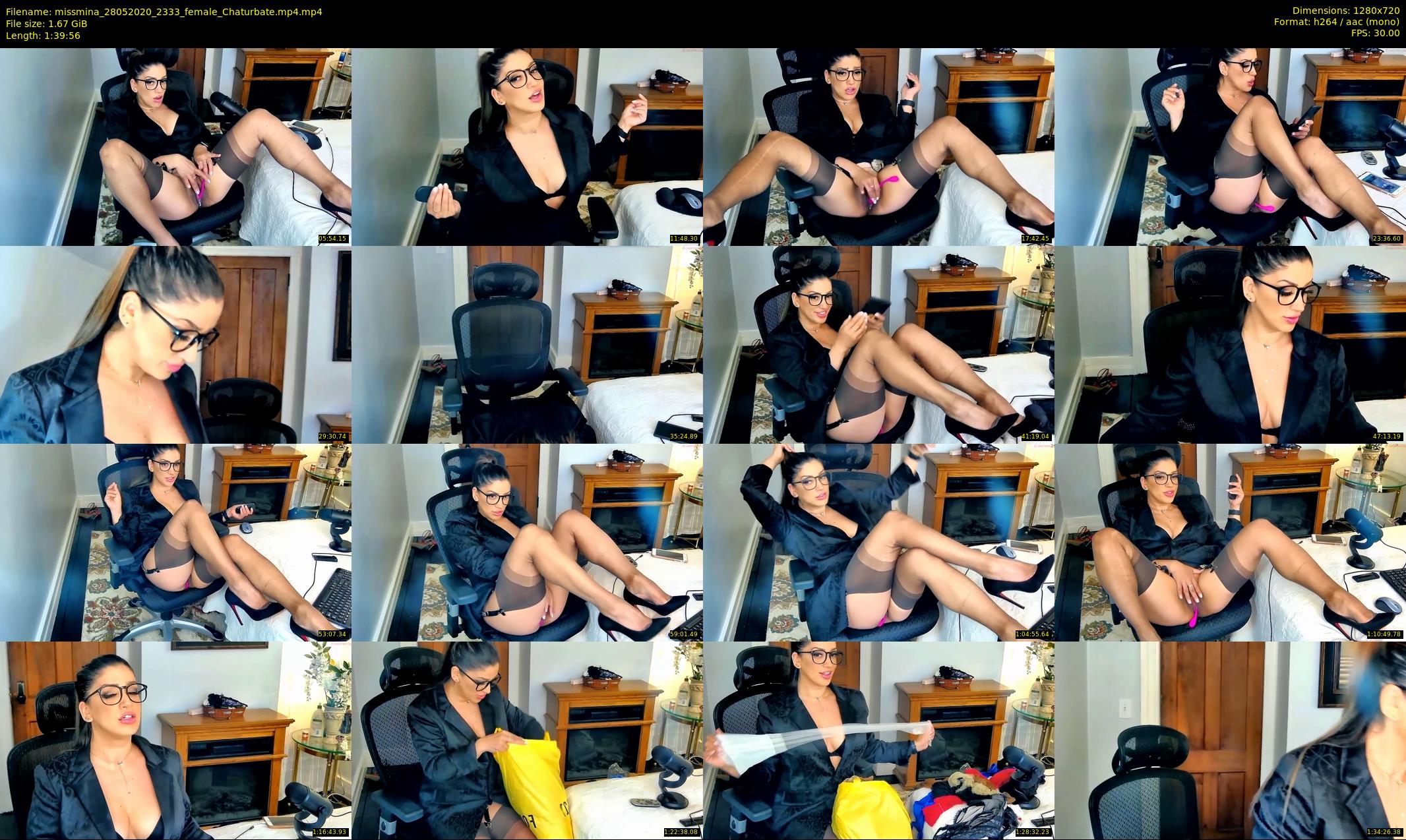 missmina — 100 minute Chaturbate female cam show recording, 720p, May 28, 2020