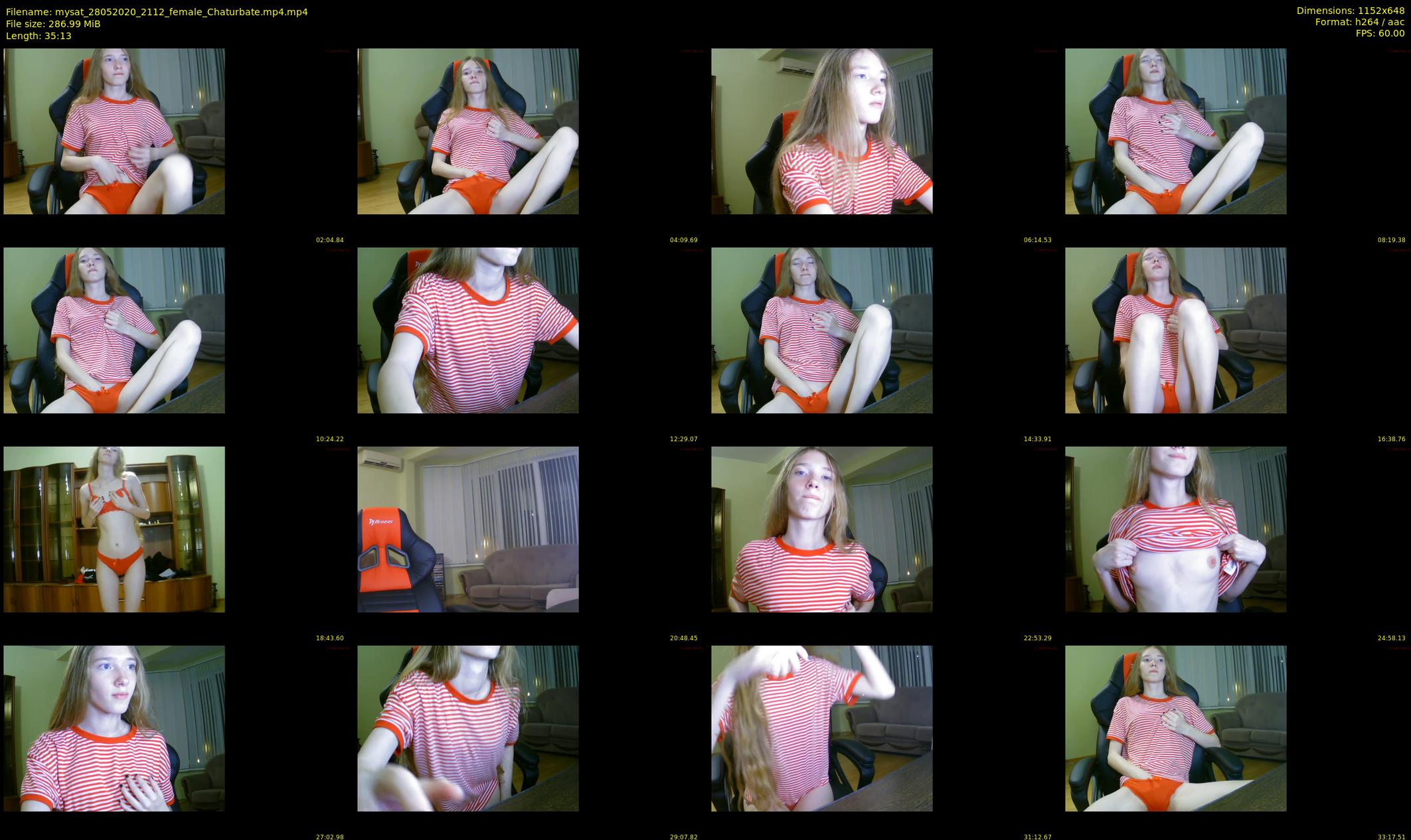 mysat — 36 minute Chaturbate female cam show recording, 480p, May 28, 2020