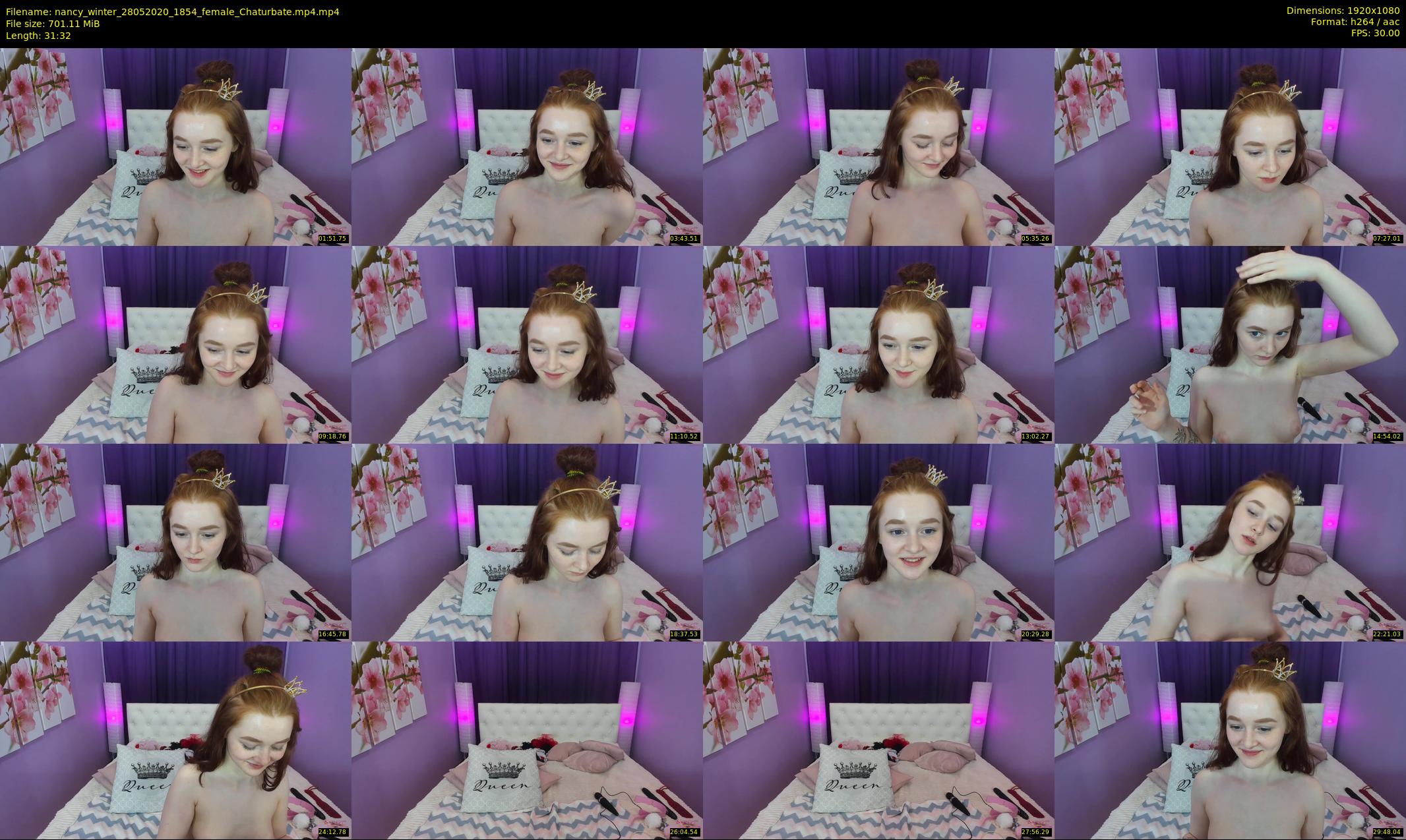 nancy_winter — 32 minute Chaturbate female cam show recording, 1080p, May 28, 2020
