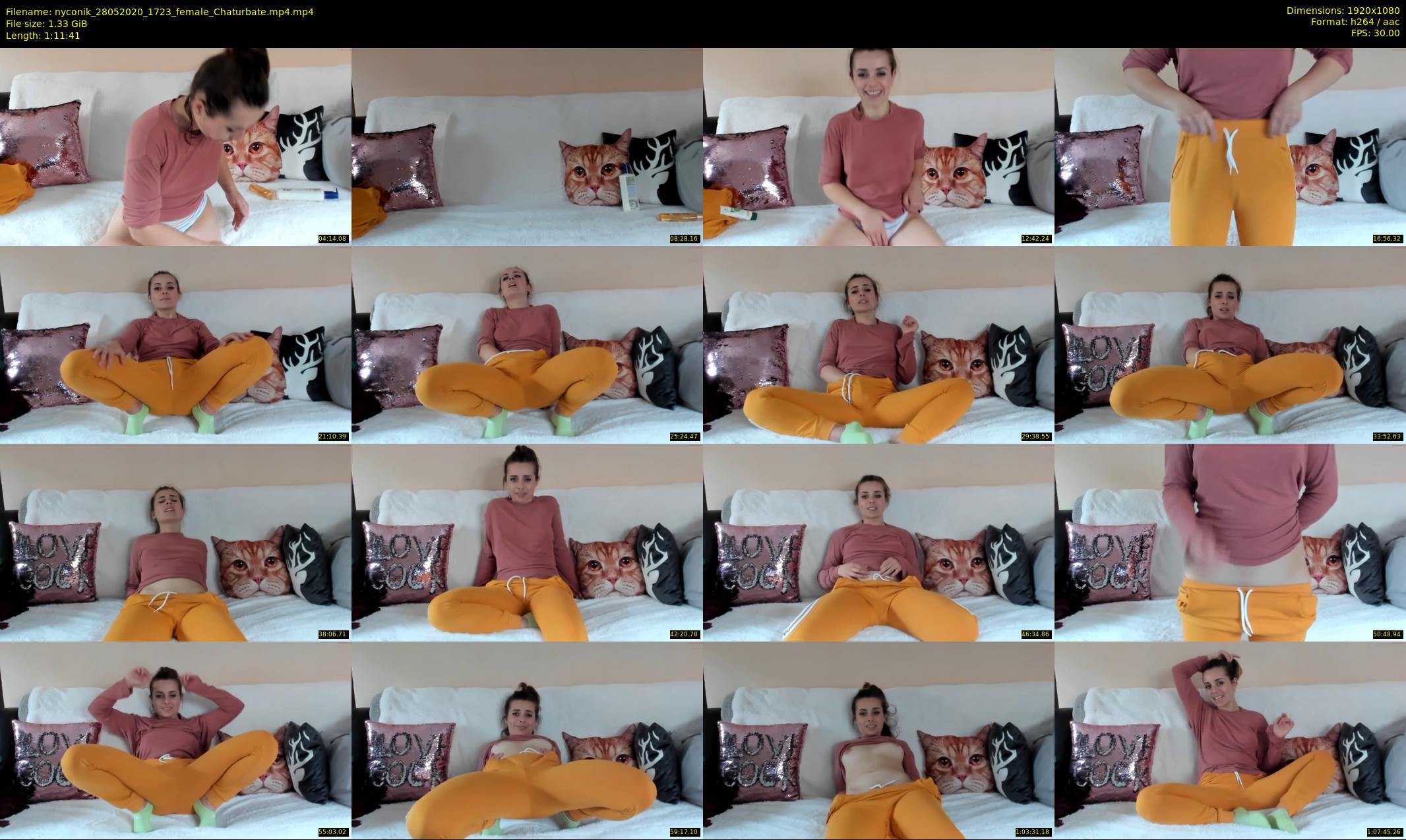 nyconik — 72 minute Chaturbate female cam show recording, 1080p, May 28, 2020