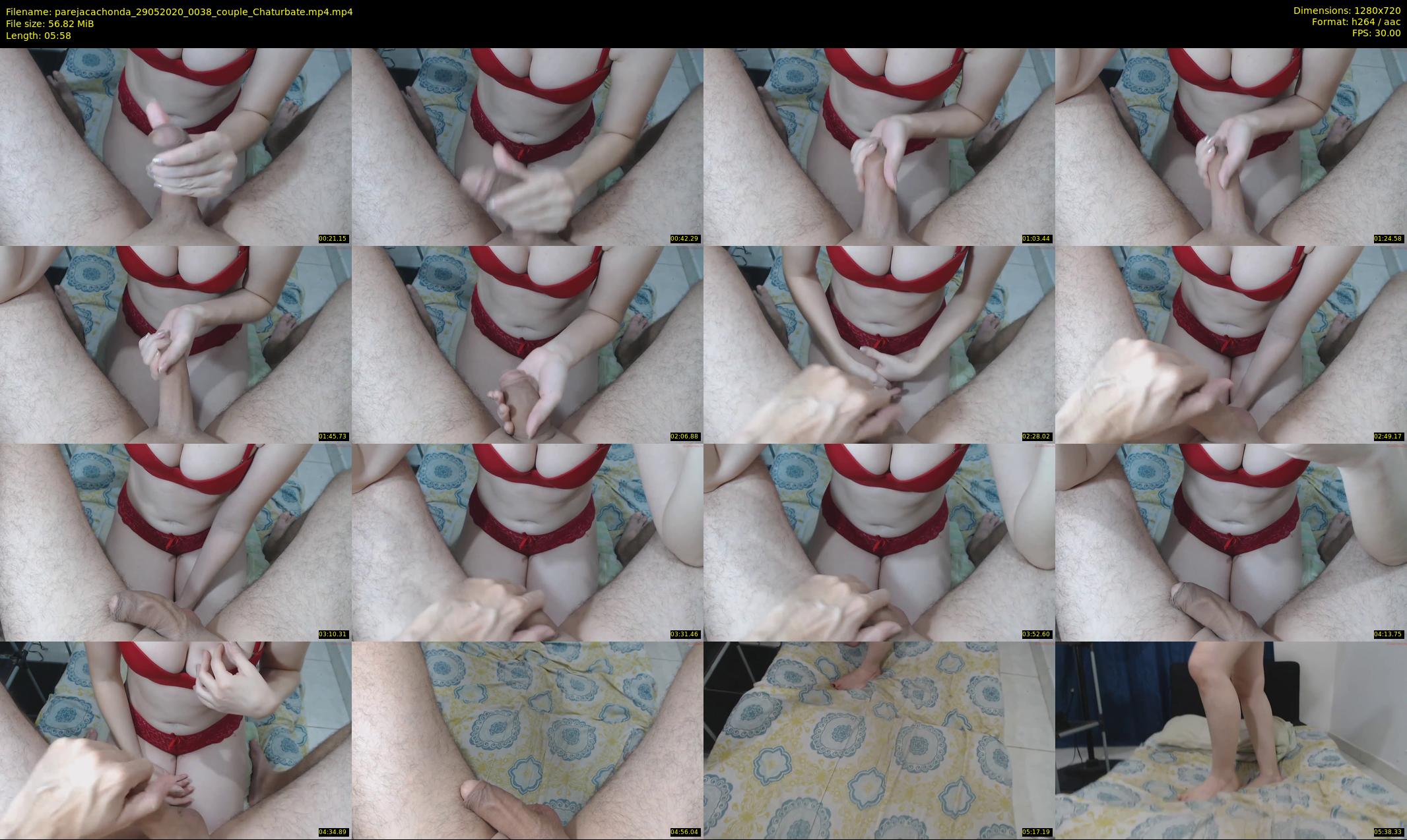 parejacachonda — 6 minute Chaturbate couple cam show recording, 720p, May 29, 2020