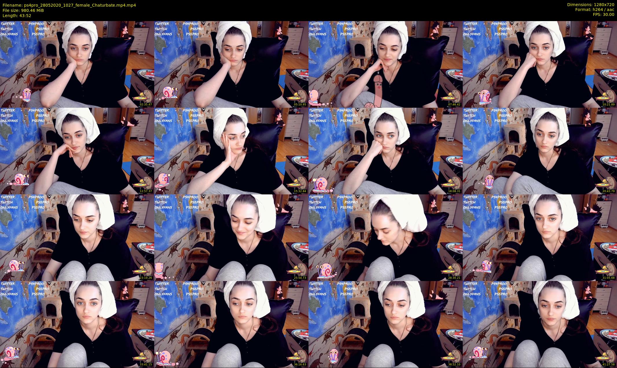 ps4pro — 44 minute Chaturbate female cam show recording, 720p, May 28, 2020