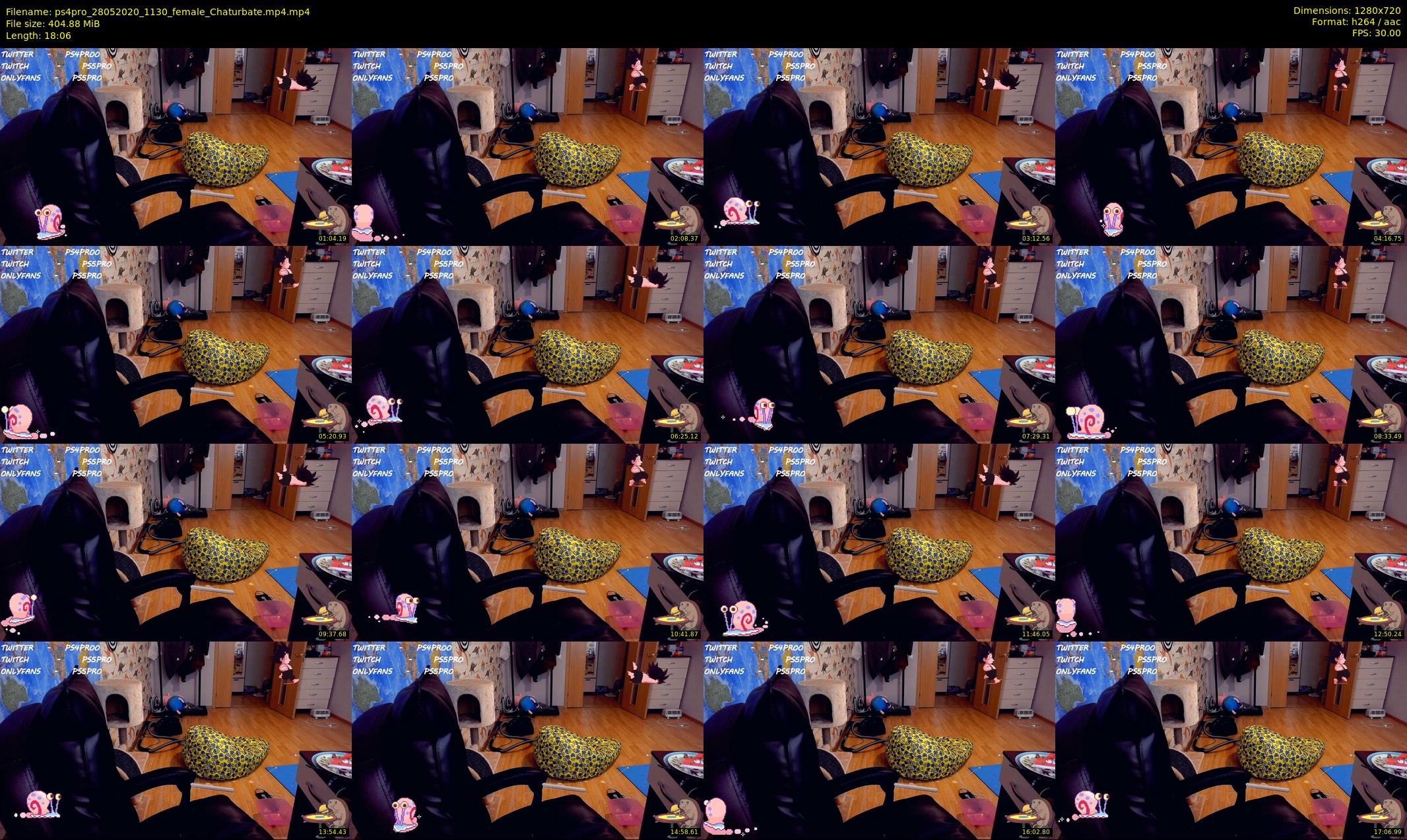 ps4pro — 19 minute Chaturbate female cam show recording, 720p, May 28, 2020