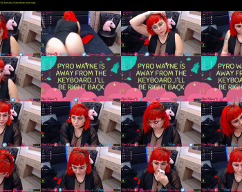 pyrowayne — 54 minute Chaturbate female cam show recording, 720p, May 29, 2020