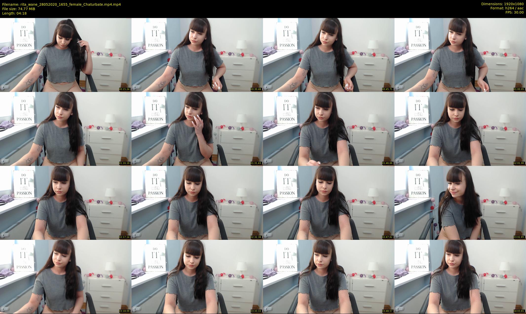rita_wane — 5 minute Chaturbate female cam show recording, 1080p, May 28, 2020
