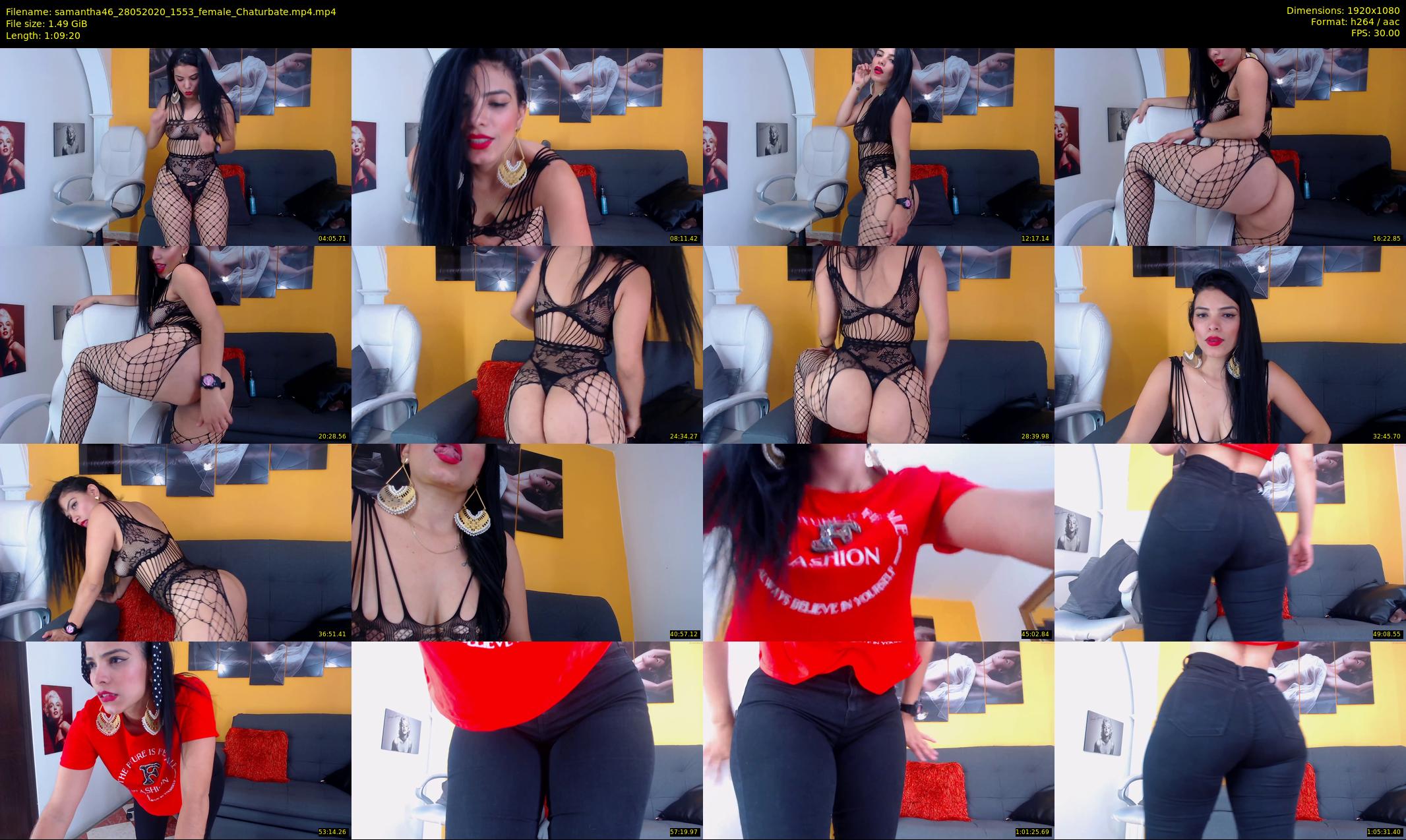 samantha46 — 70 minute Chaturbate female cam show recording, 1080p, May 28, 2020