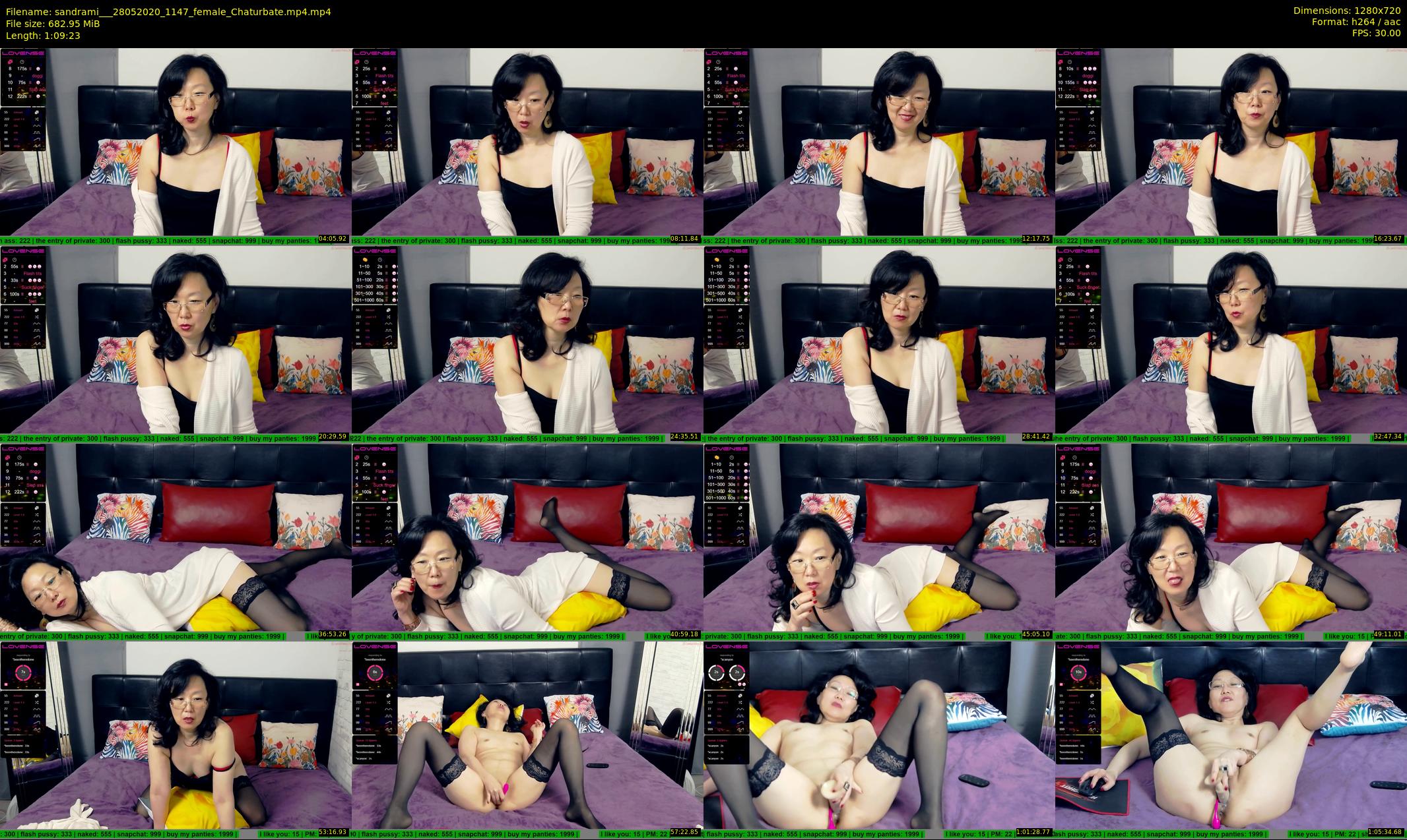 sandrami__ — 70 minute Chaturbate female cam show recording, 720p, May 28, 2020