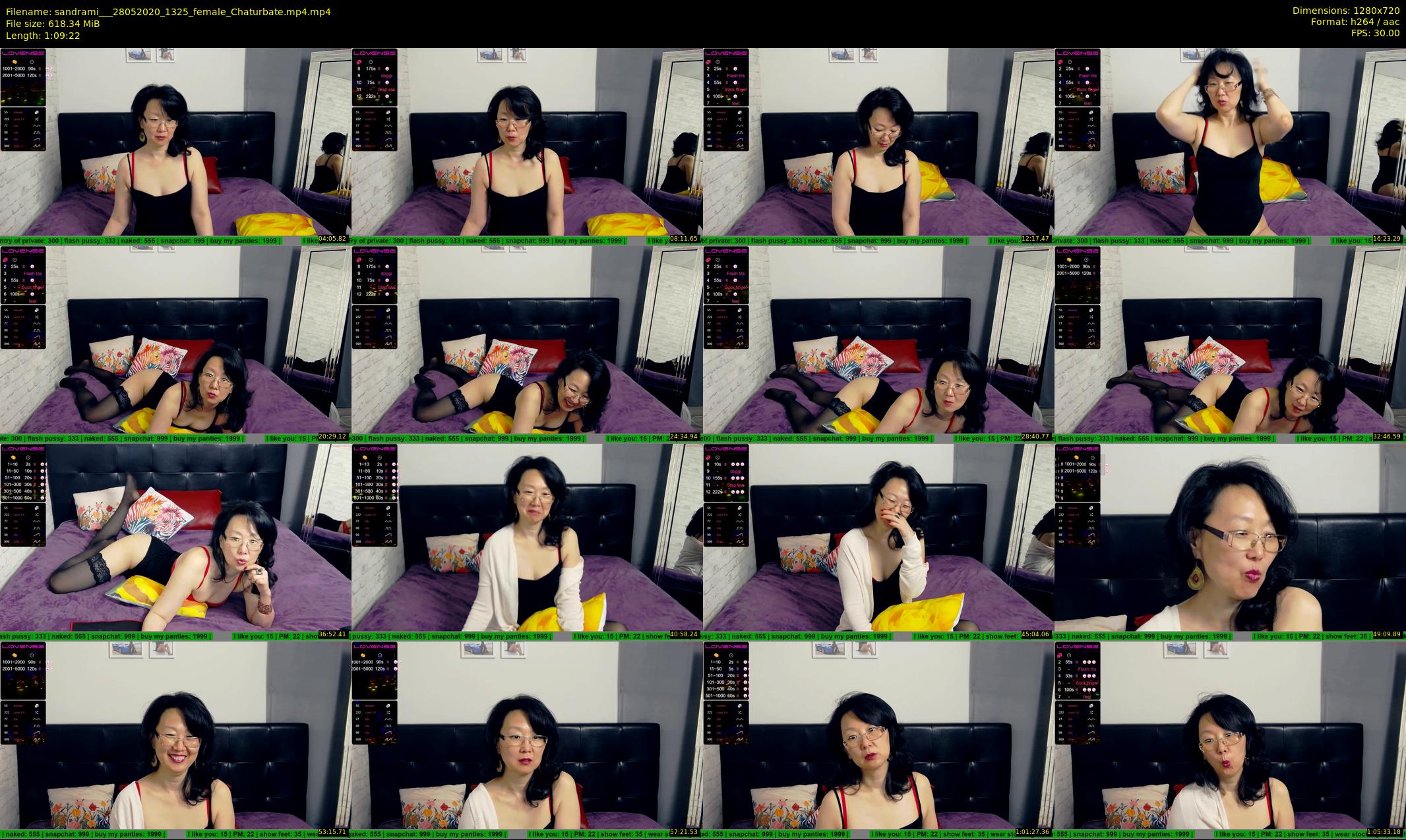 sandrami__ — 70 minute Chaturbate female cam show recording, 720p, May 28, 2020