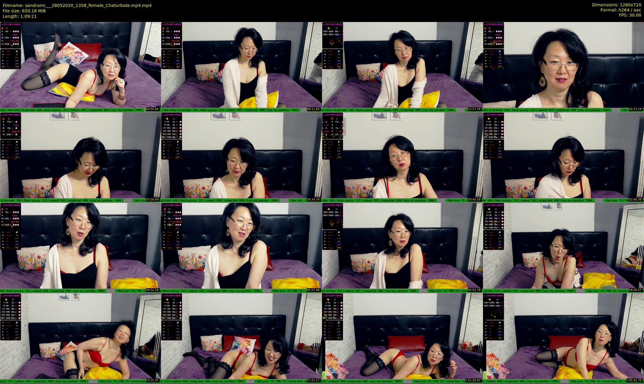 sandrami__ — 70 minute Chaturbate female cam show recording, 720p, May 28, 2020