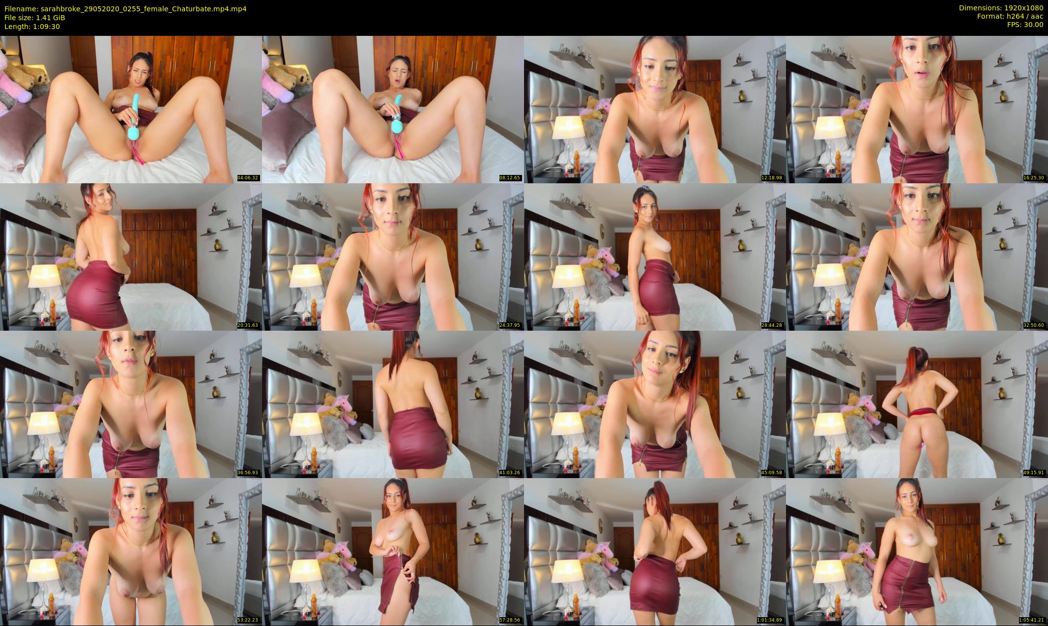 sarahbroke — 70 minute Chaturbate female cam show recording, 1080p, May 29, 2020