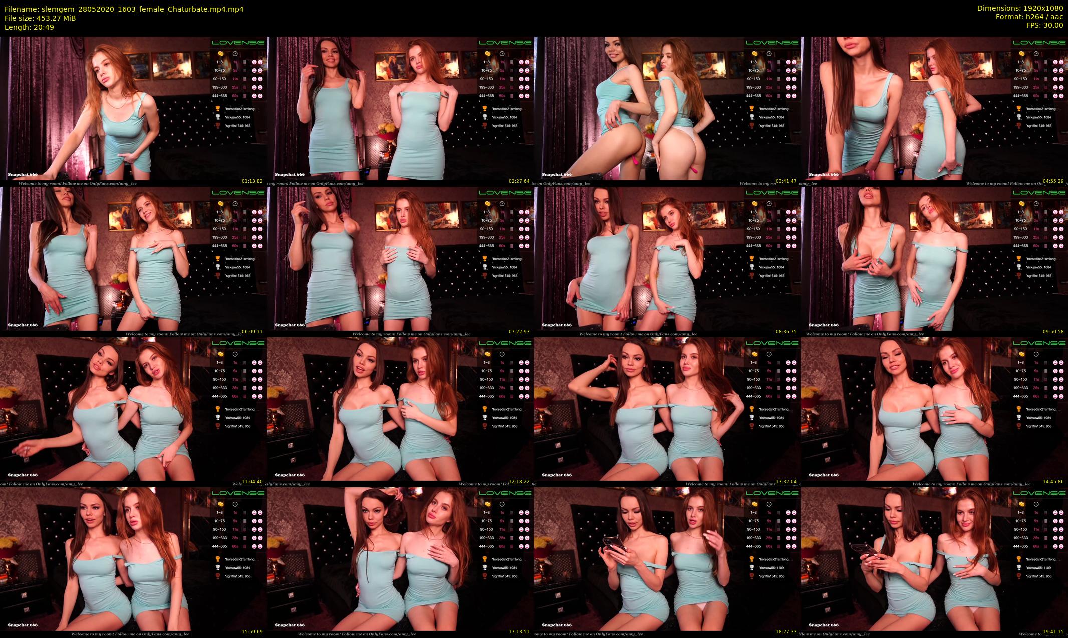 slemgem — 21 minute Chaturbate couple cam show recording, 1080p, May 28, 2020