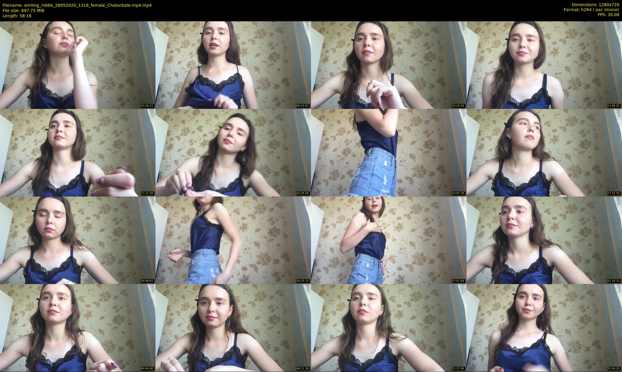 smiling_riddle — 59 minute Chaturbate female cam show recording, 720p, May 28, 2020