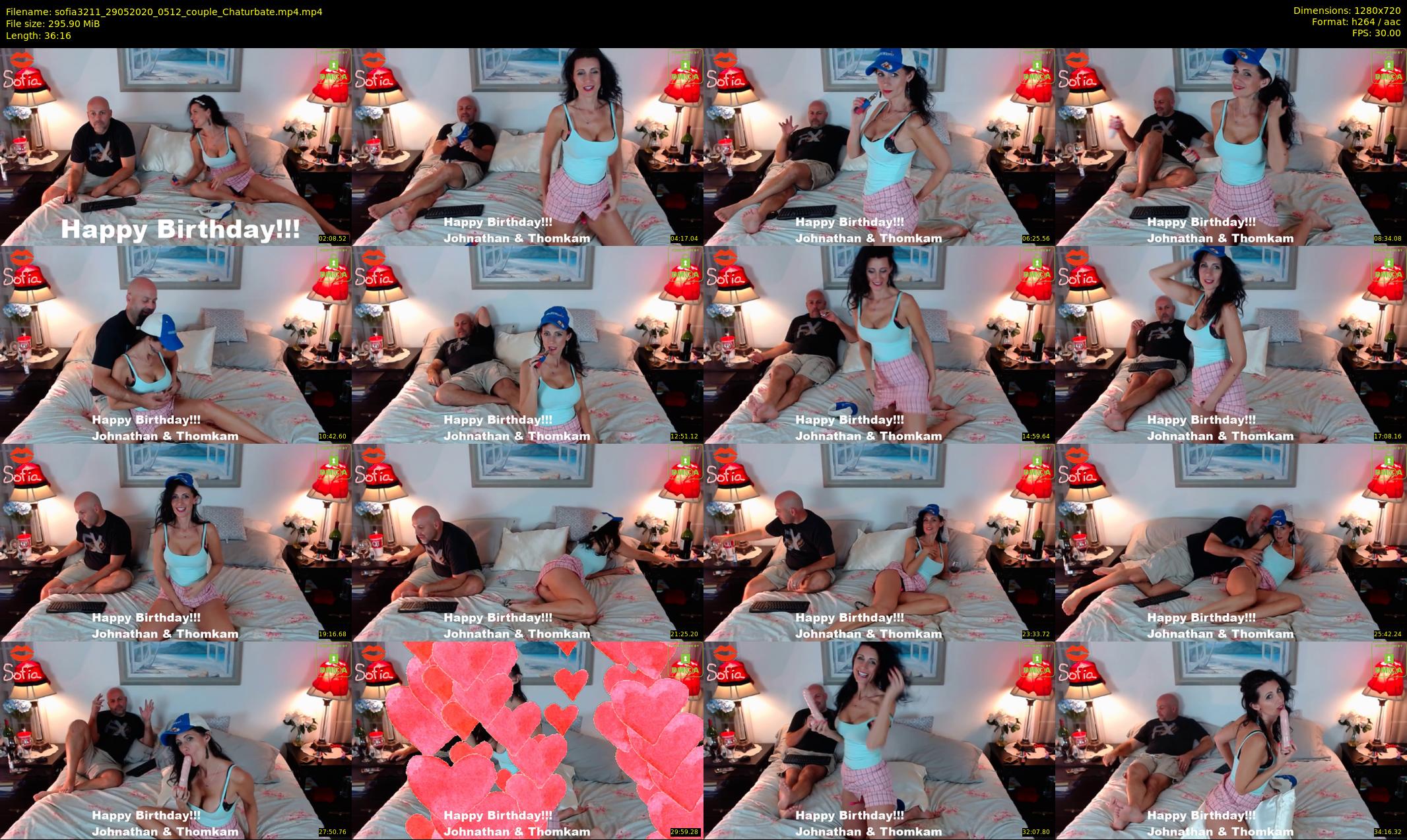 sofia3211 — 37 minute Chaturbate couple cam show recording, 720p, May 29, 2020