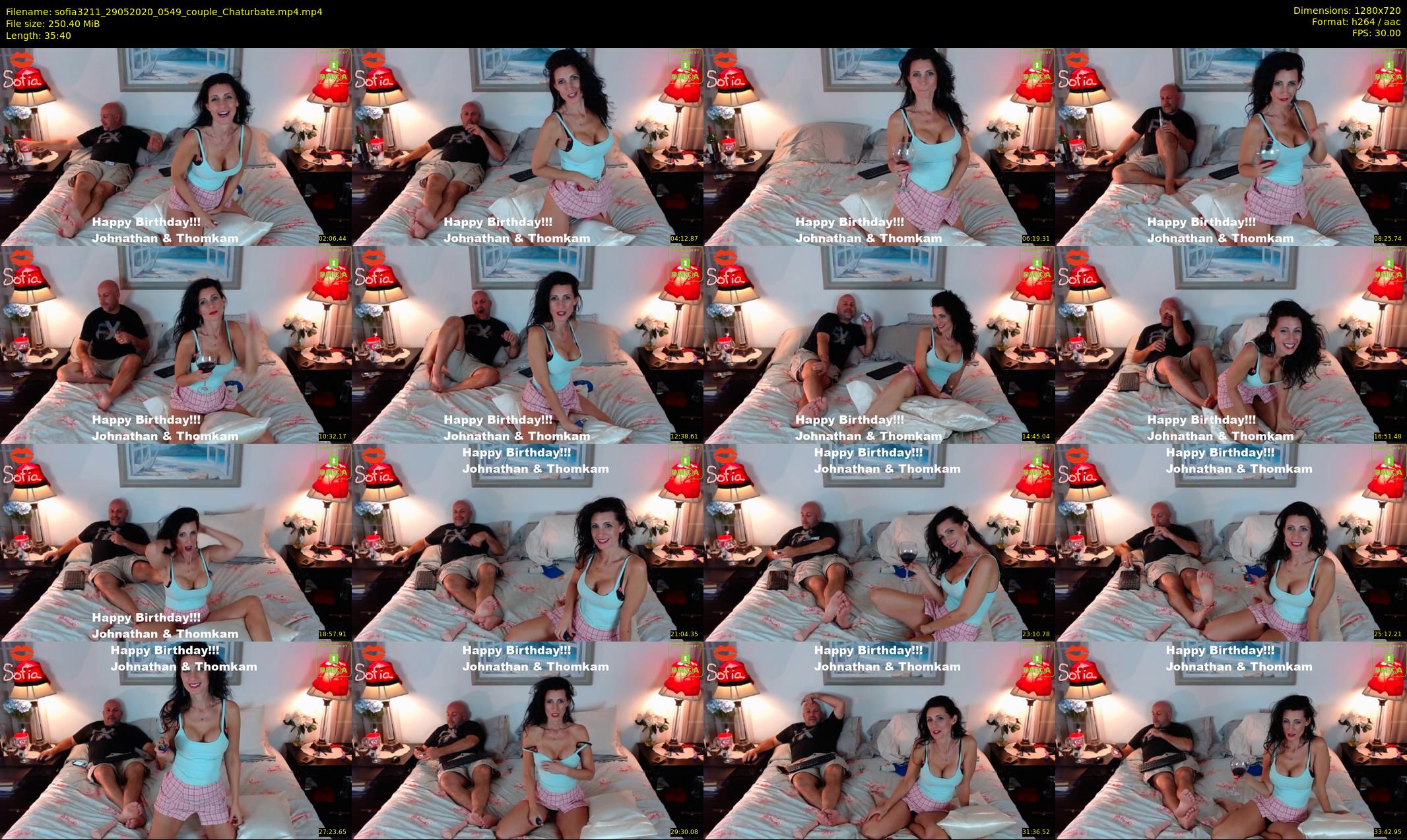 sofia3211 — 36 minute Chaturbate couple cam show recording, 720p, May 29, 2020