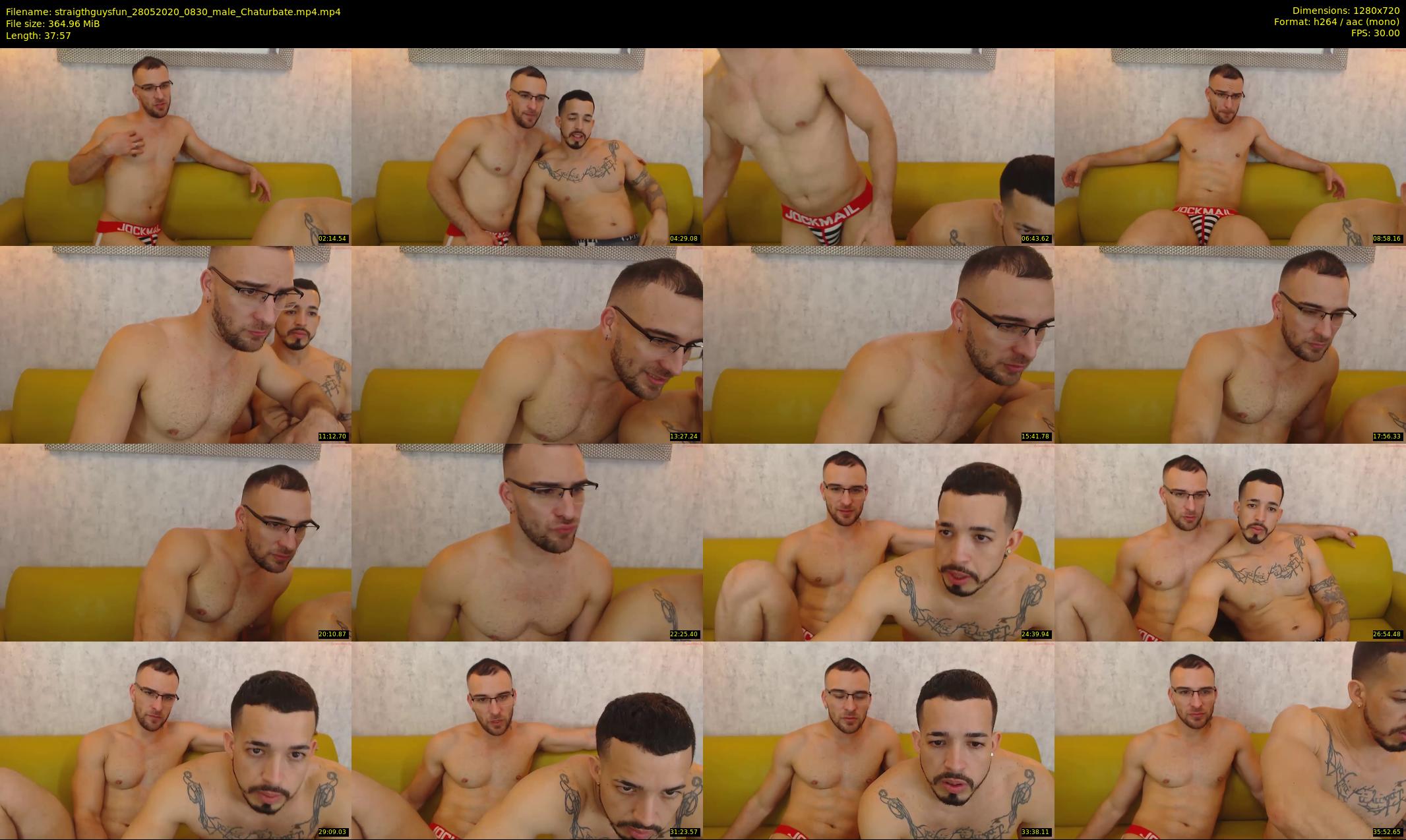 straigthguysfun — 38 minute Chaturbate male cam show recording, 720p, May 28, 2020