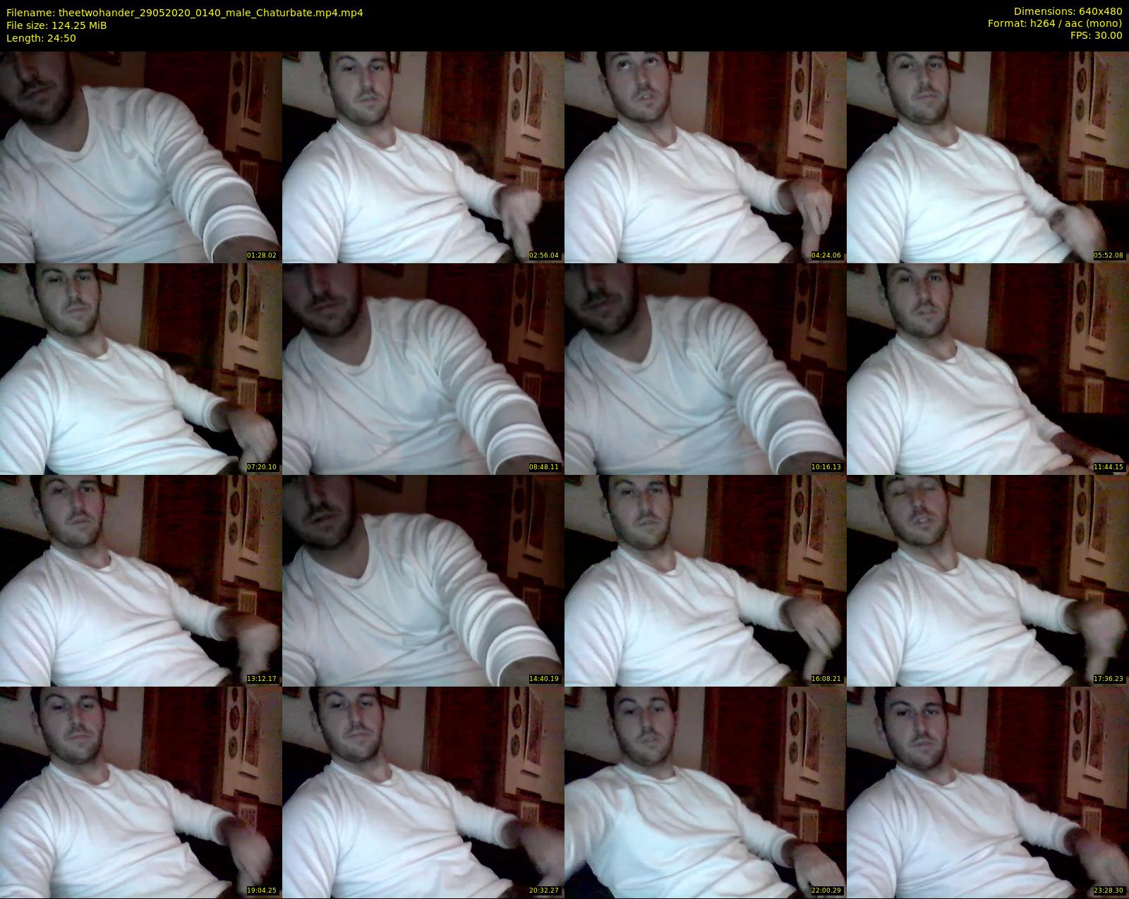 theetwohander — 25 minute Chaturbate male cam show recording, 480p, May 29, 2020